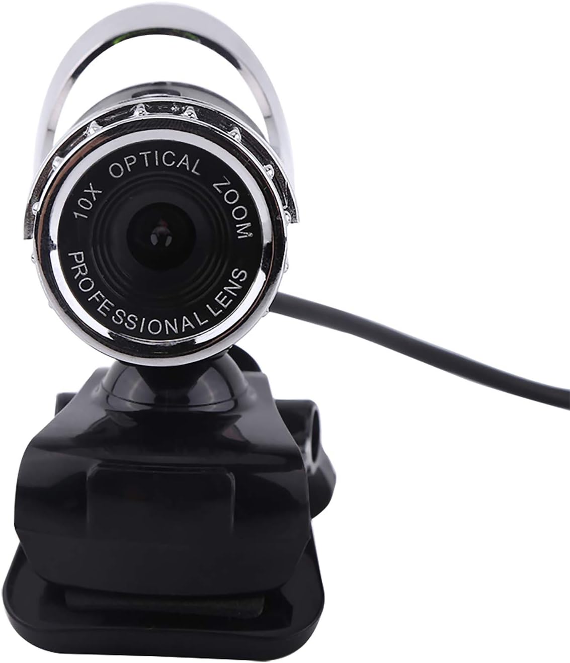 Sonew 2.0 12M 360 Webcam Camera, USB Pixels Clip-on Webcam PC Camera with Rotating Stand and Built-in Microphone