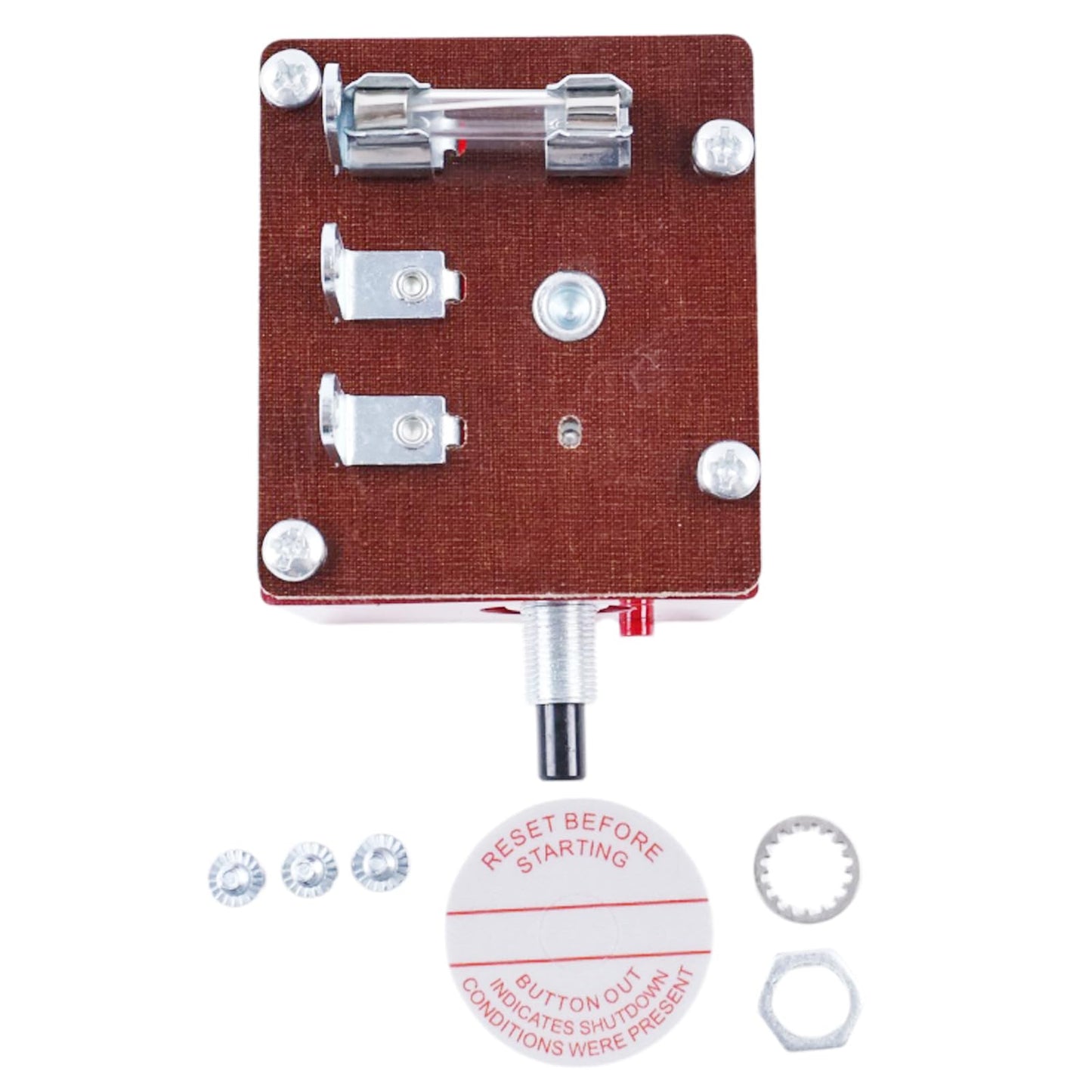 NETYANPI 117 Push Button Magnetic Switch 25700071 for FW Murphy Swichgage Panels Auto Engine Shutdown Monitor Marine Diesel Engines Generator Sets Industrial Applications