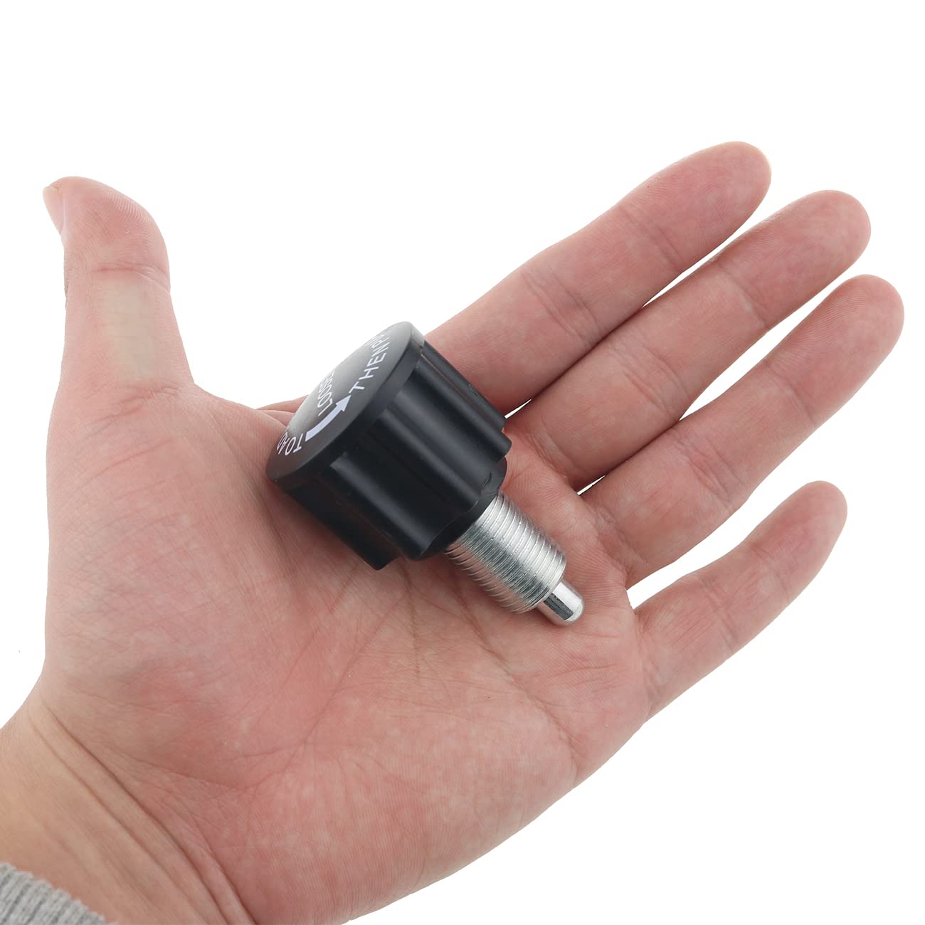 FMHXG M16 Pull Pin Knob, Black, Steel & ABS, M16 x 1.5, 65mm