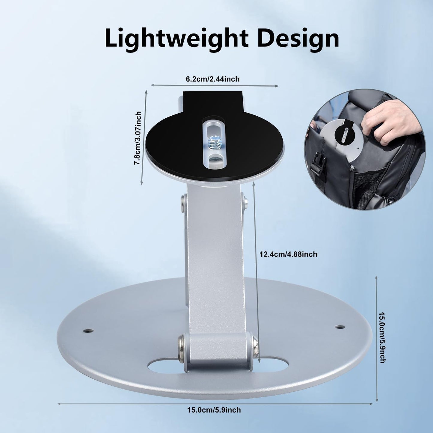 ZDSSY Setup, (1/4-Inch Mini Projector Stand Table, Desk, Wall and Ceiling Mount, Ultra-Stable with Easy Compact