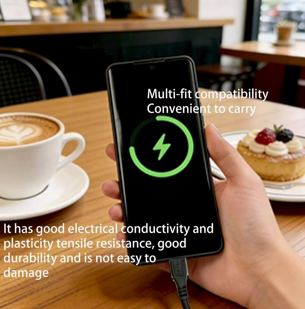 UIGOCLE 2.0 MP3 (3.3FT) Replacement Micro USB Charging Cable, USB Fast Charging Cable, Compatible with Nokia LG Sony