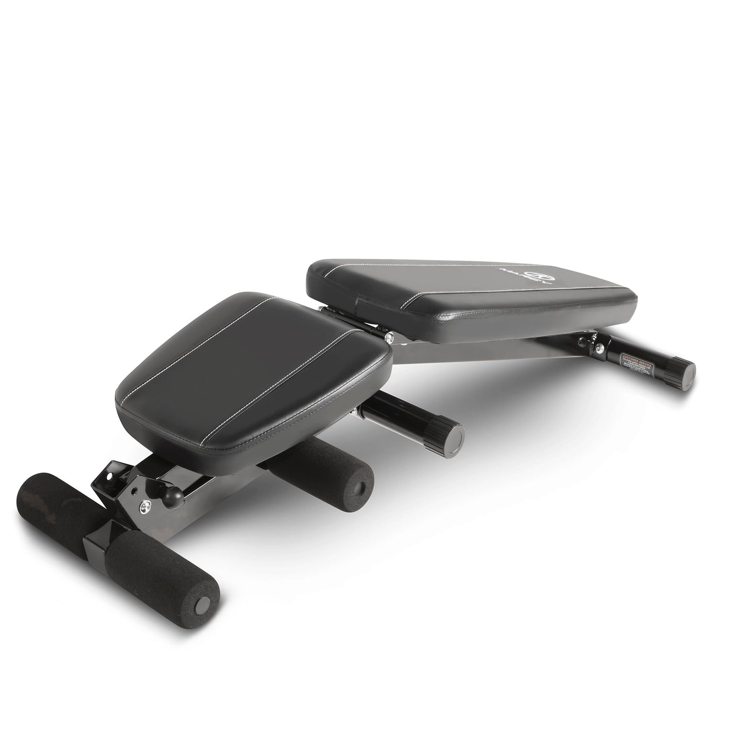 Marcy Multi-Position Workout Utility Bench for Home Gym Weightlifting and Strength Training SB-10115, Black