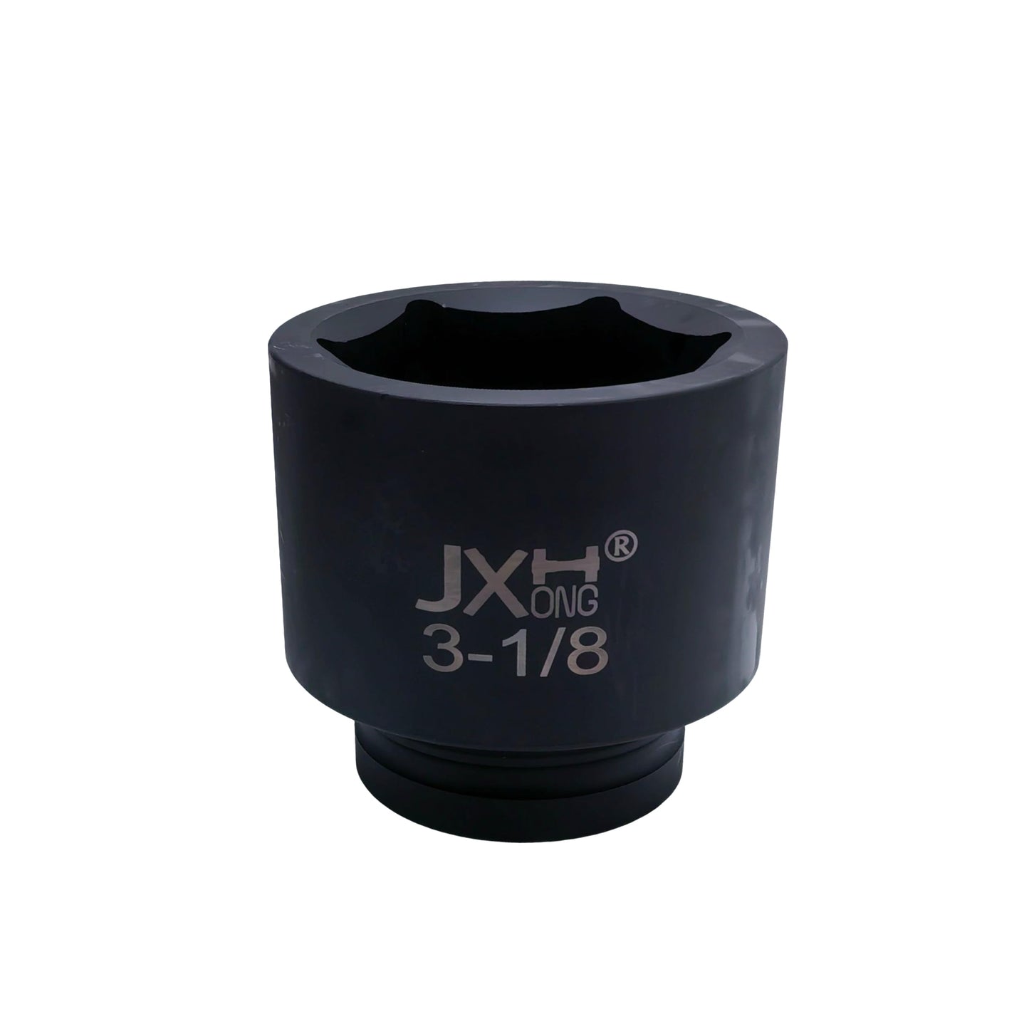 1-1/2" Drive Impact Socket, 6-Point, Heat Treated Cr-Mo Steel – Heavy Duty for Hydraulic Impact Wrench (3-1/8")