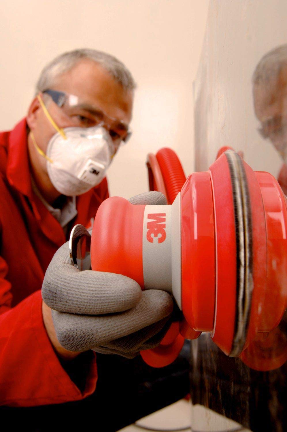 3M™ Non-Vacuum Random Orbital Sander 20325, 6 in, 3/16 in Orbit, 1 ea/Case