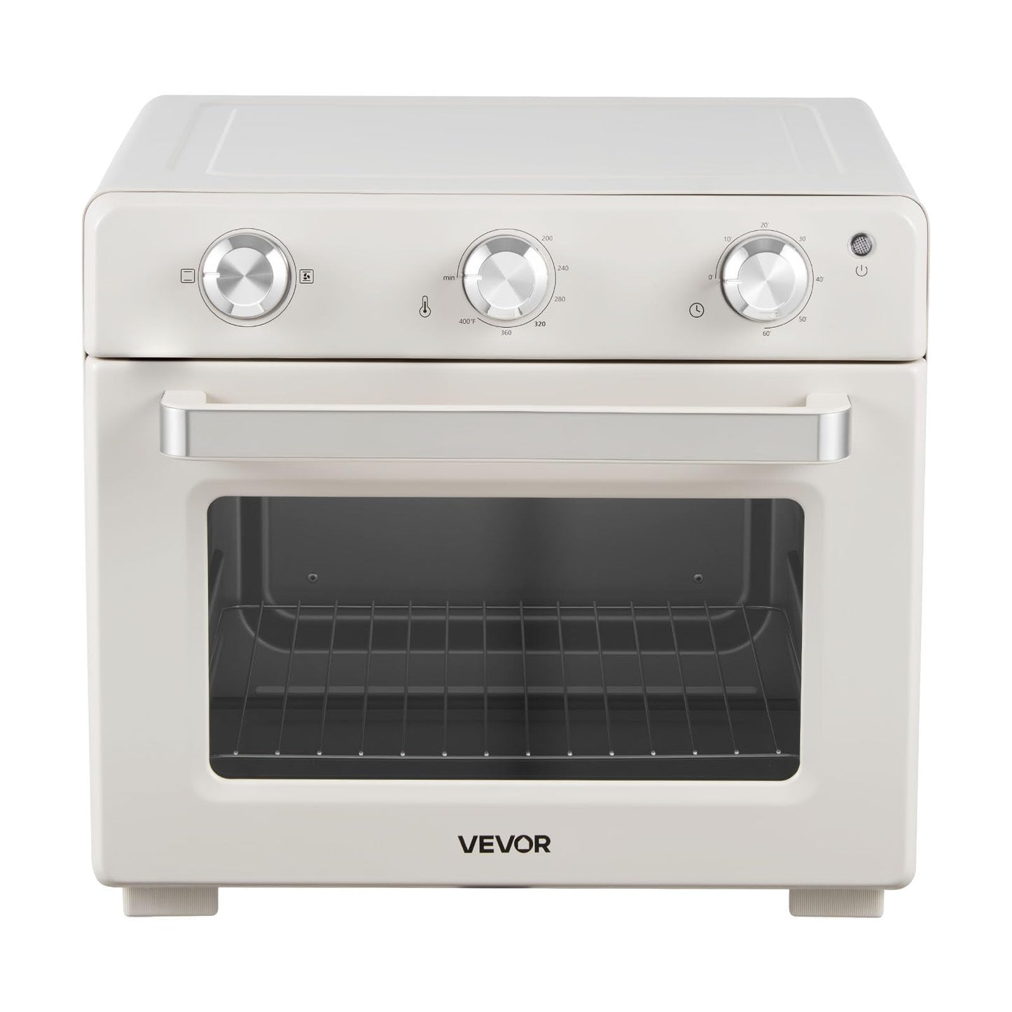 VEVOR Sublimation Oven Machine, 26 Qt, Fits 40oz Tumblers, with 50 Shrink Films, 1 Tape and 2 Heat Gloves, 360° Turbo Convection for Sublimation Blank Tumblers, Mugs, Bowls, Off-White