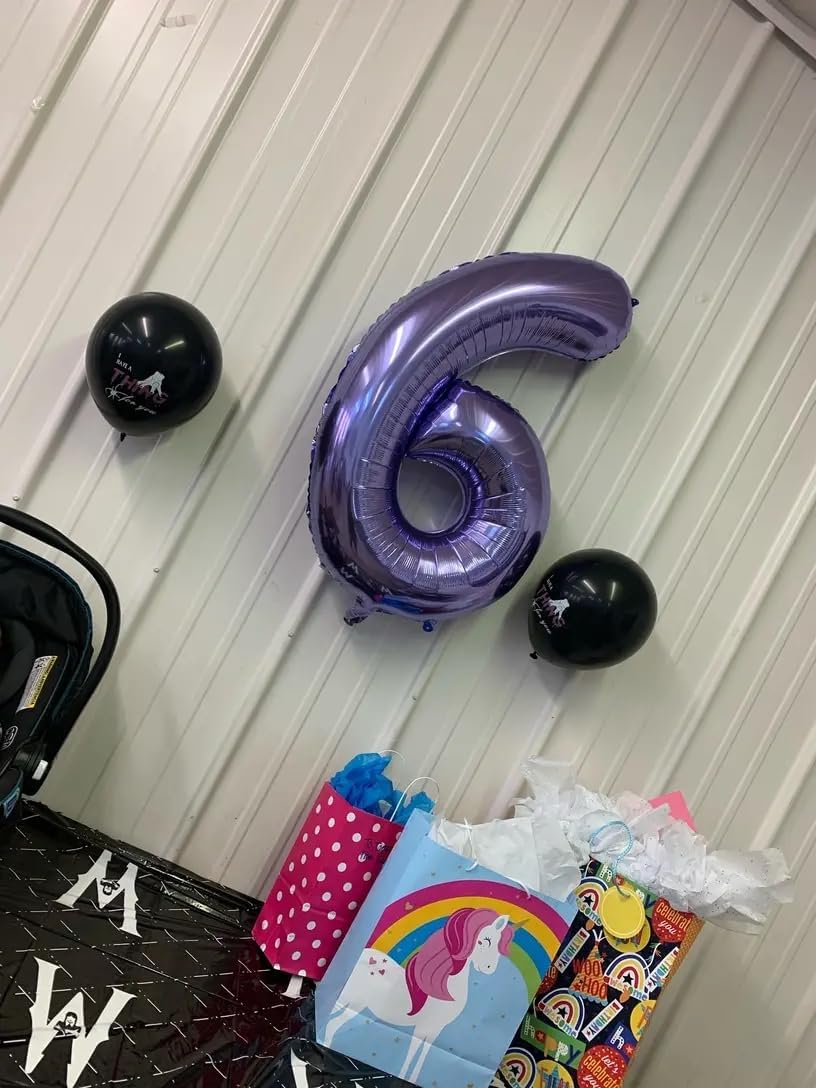 Purple Number Balloon - 40 Inch 0 Balloon | Perfect Birthday Decorations for Girls & Women