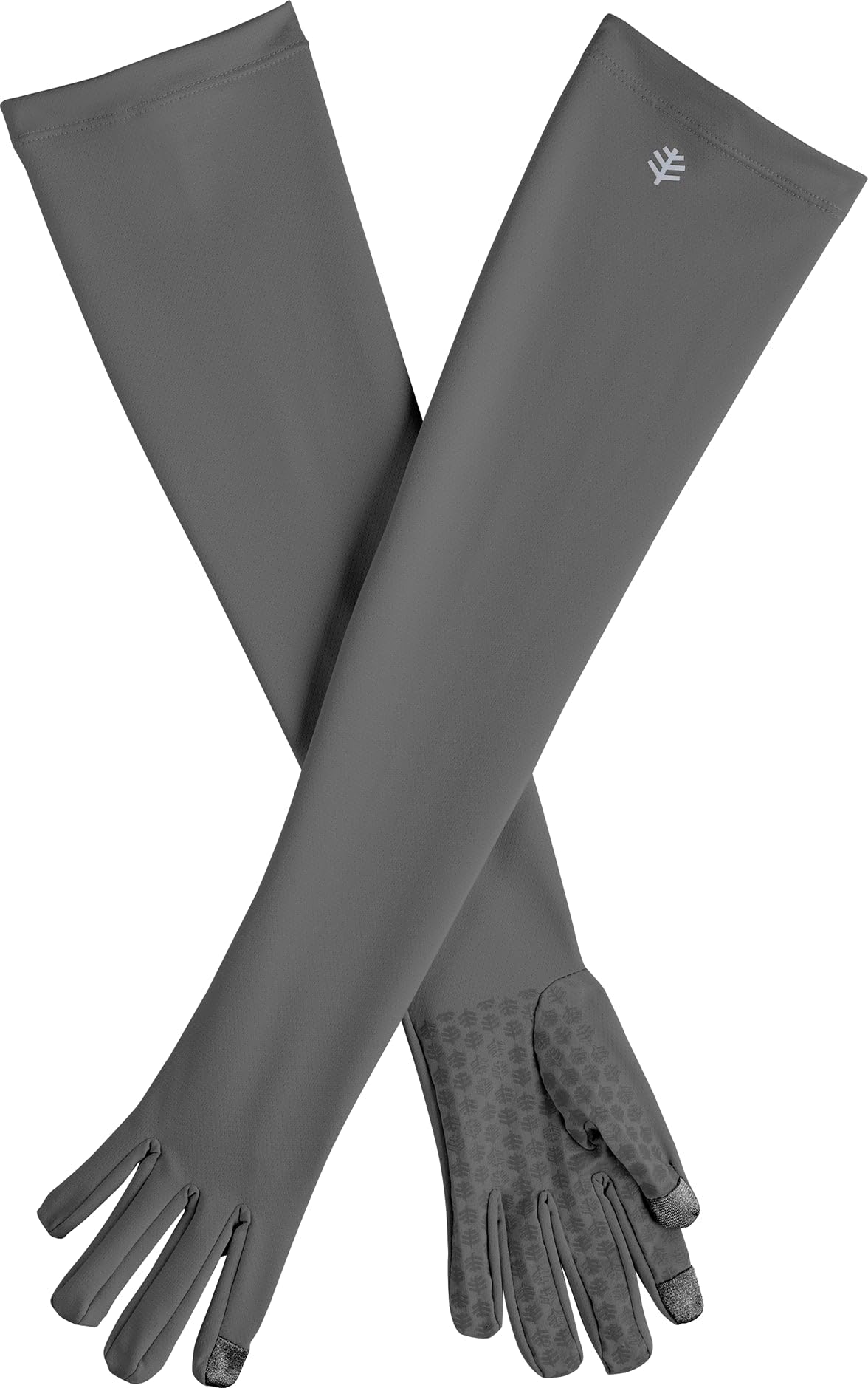Coolibar Long Full Finger UV Sun Gloves - UPF 50+ Sun Protection - Culebra in Charcoal