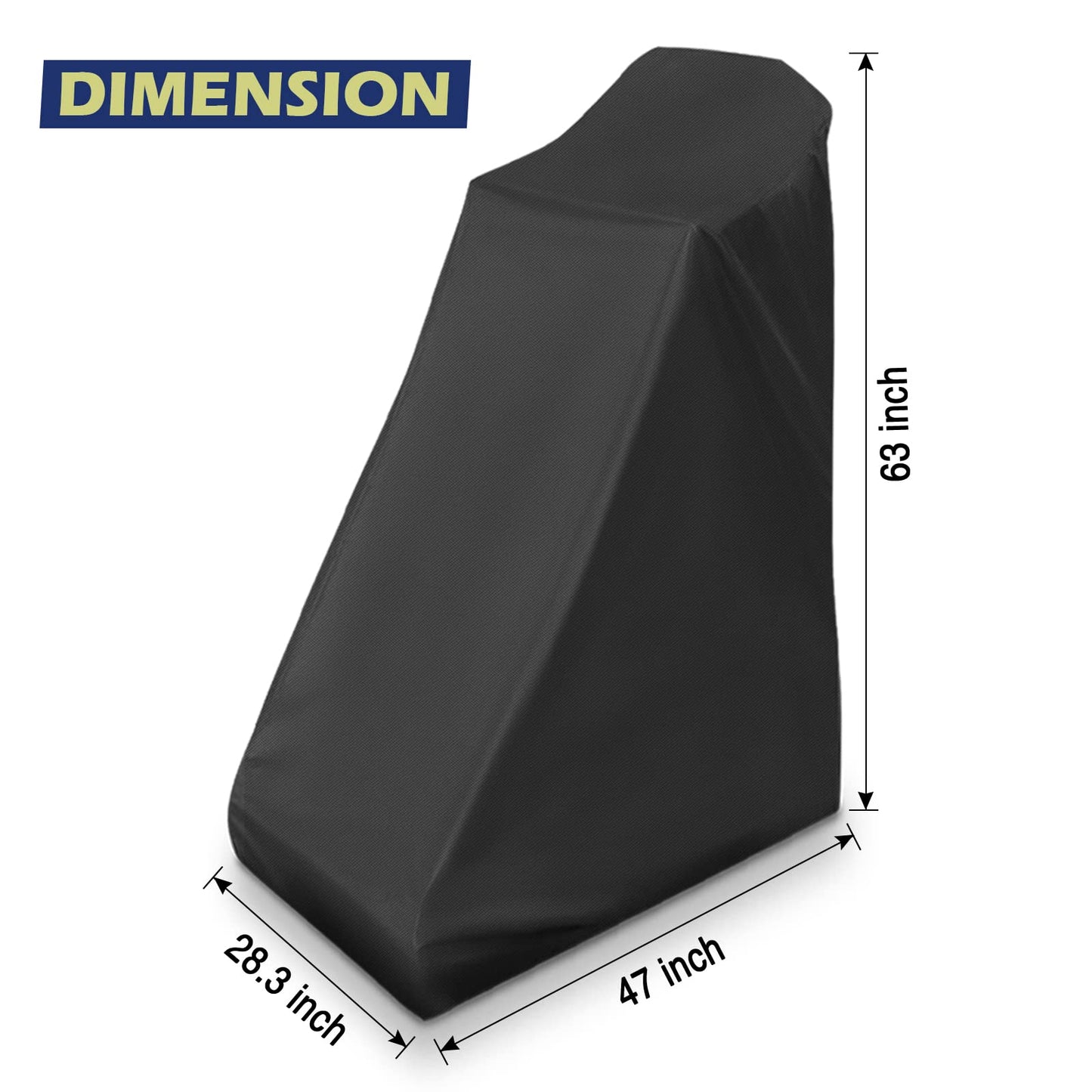 Guisong Inversion Table Cover with Zipper, Waterproof Dustproof Protective Cover Fit Most Inversion Tables & Chairs, Indoor Outdoor Use