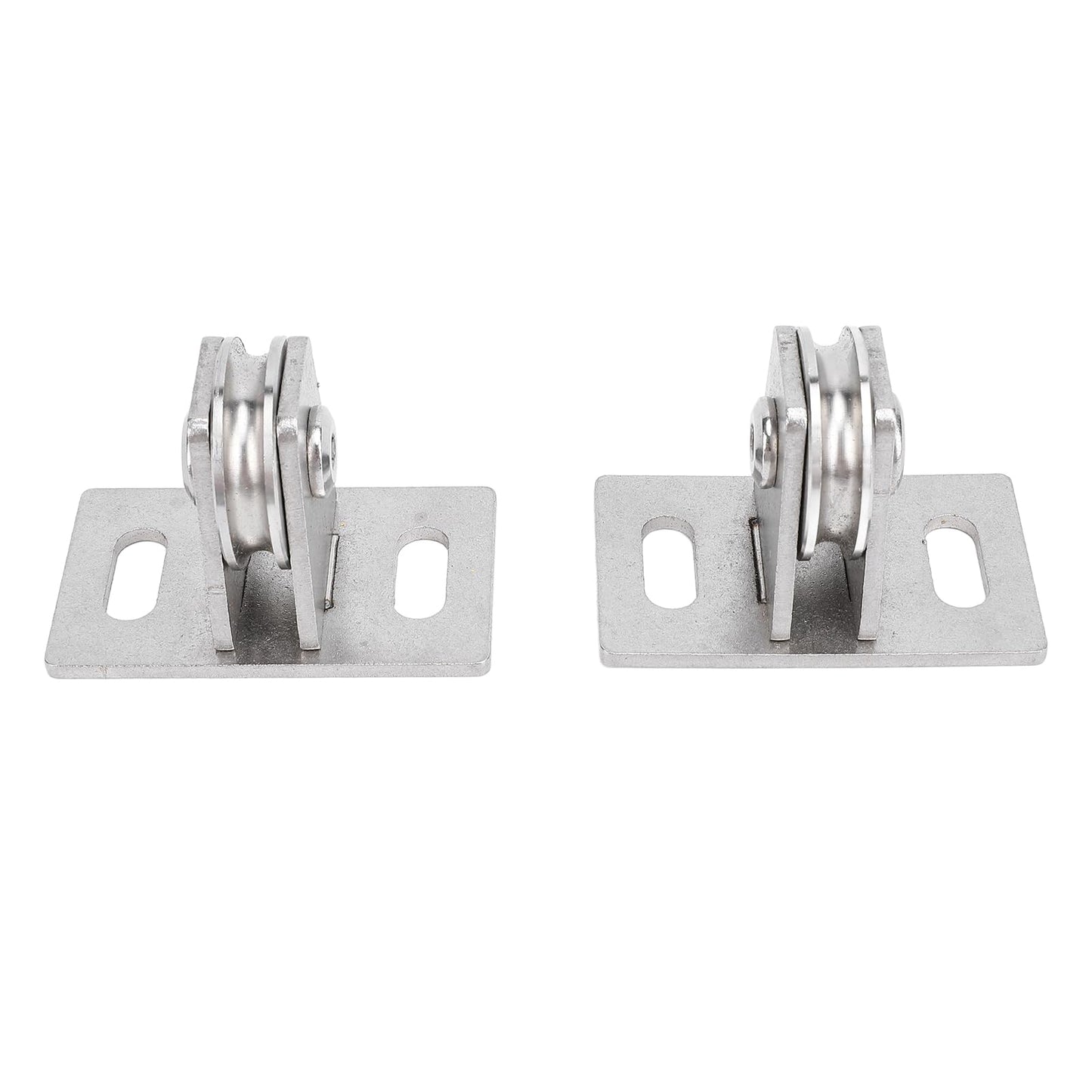 Fixed Pulley Single Silent Dual Bearings Carbon Steel 330lb Load Bearing Wall Mounted Lifting Pulley Block for DIY Gym Accessory and Home Fitness