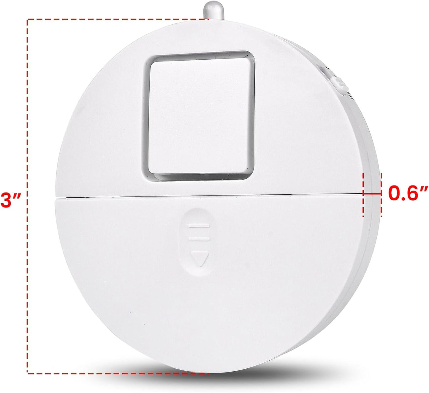 EVA LOGIK 4-Pack 120dB Window Alarm System - Ultra-Loud Alarms with Advanced Vibration Sensors - Window Security Alarms