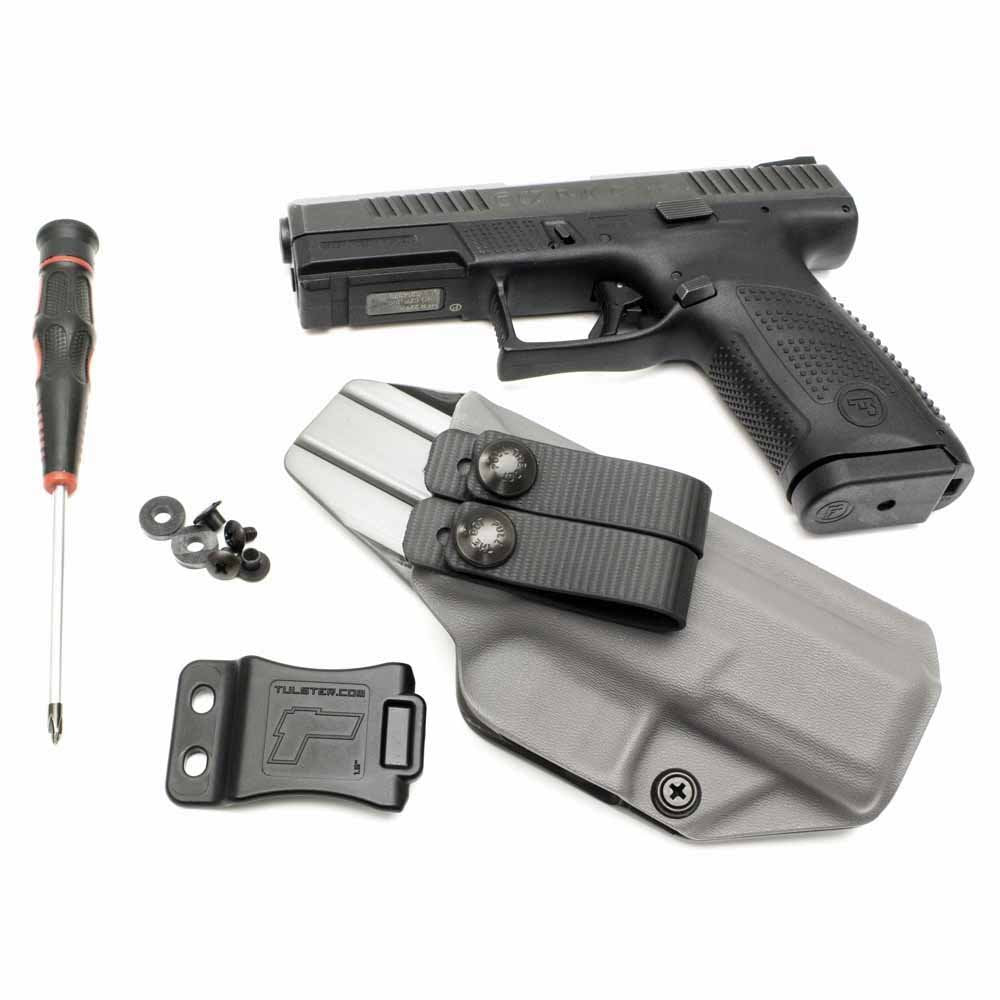 Holster/Sheath Single Soft Loop w/Stainless Steel Hardware - Tulster (Black)