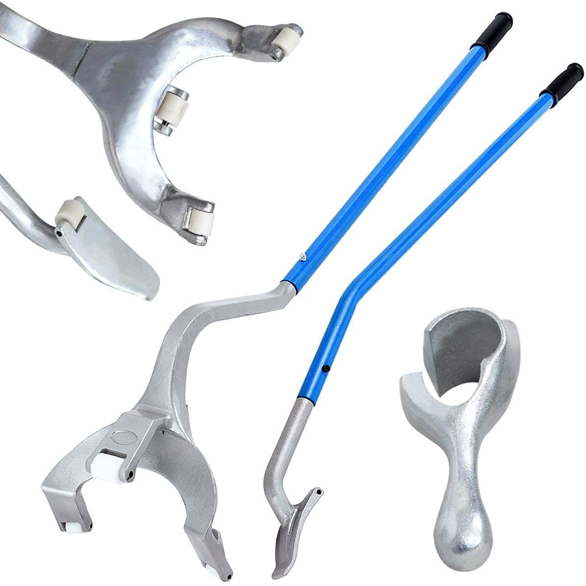 Nightcore Tire Changer Tool, Tubeless Truck Bead Breaker Manual Tire Changing Tools, Tire Changer Accessories for Cars, 17.5" to 24" Steel Tire Mount Demount Tool Kit