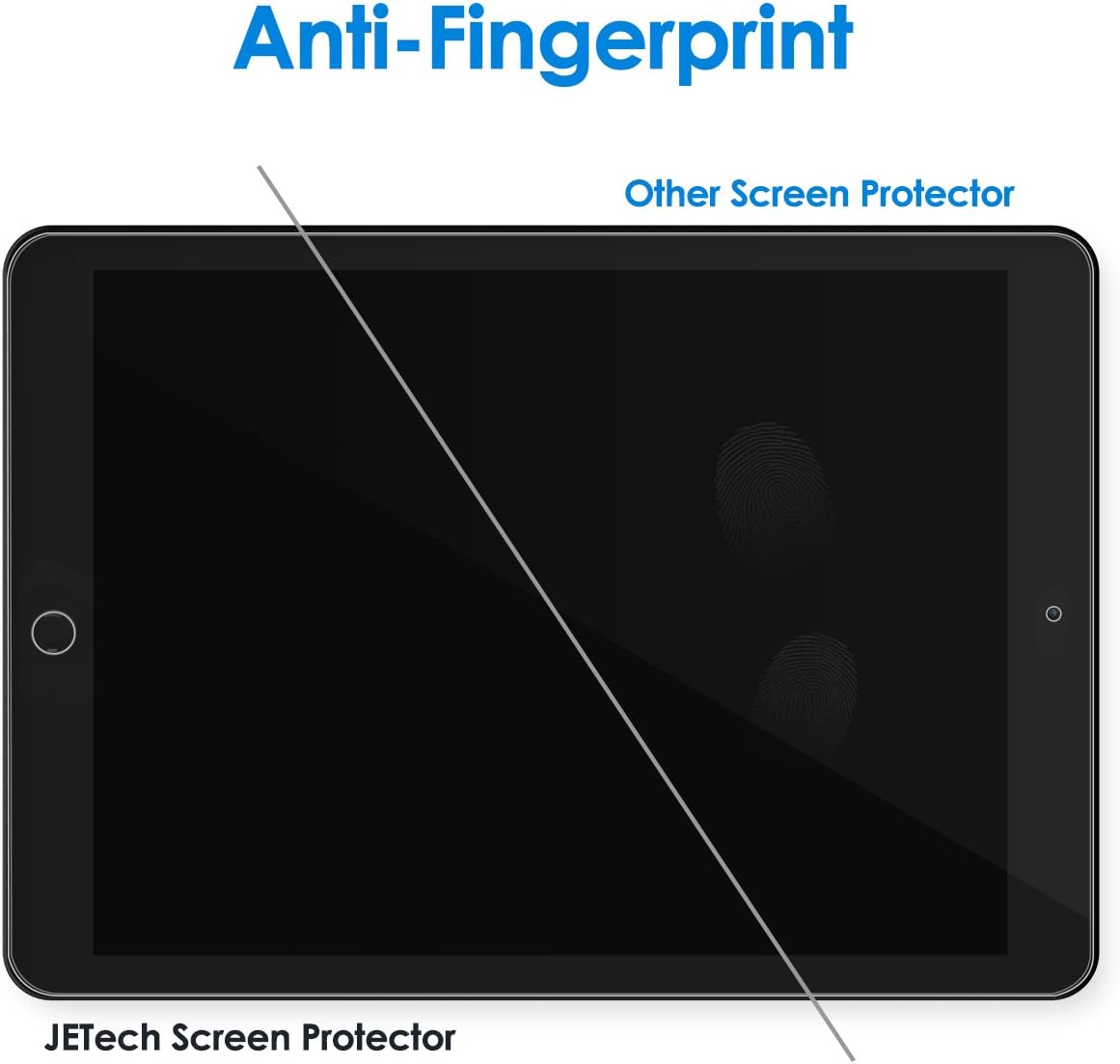 12.9-Inch (2015/2017 1st/2nd JETech Screen Protector for iPad Pro Model, Generation), Tempered Glass Film