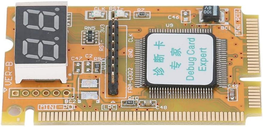 ASHATA 3 1 Debug Card, in Diagnostic Card,Support USB Laptop Supplies,Computer Accessories,Support Mini PCI,Mini