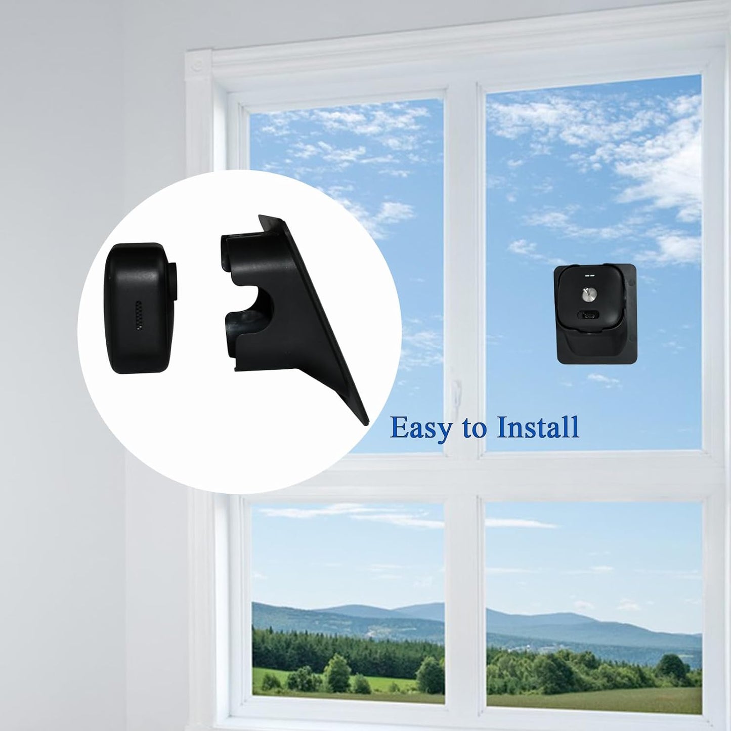 VVHOOY 4 (4th 2K+, 20-Degree Window Mount Compatible with Blink Outdoor Camera Gen) Blink Outdoor Secured Camera Glass
