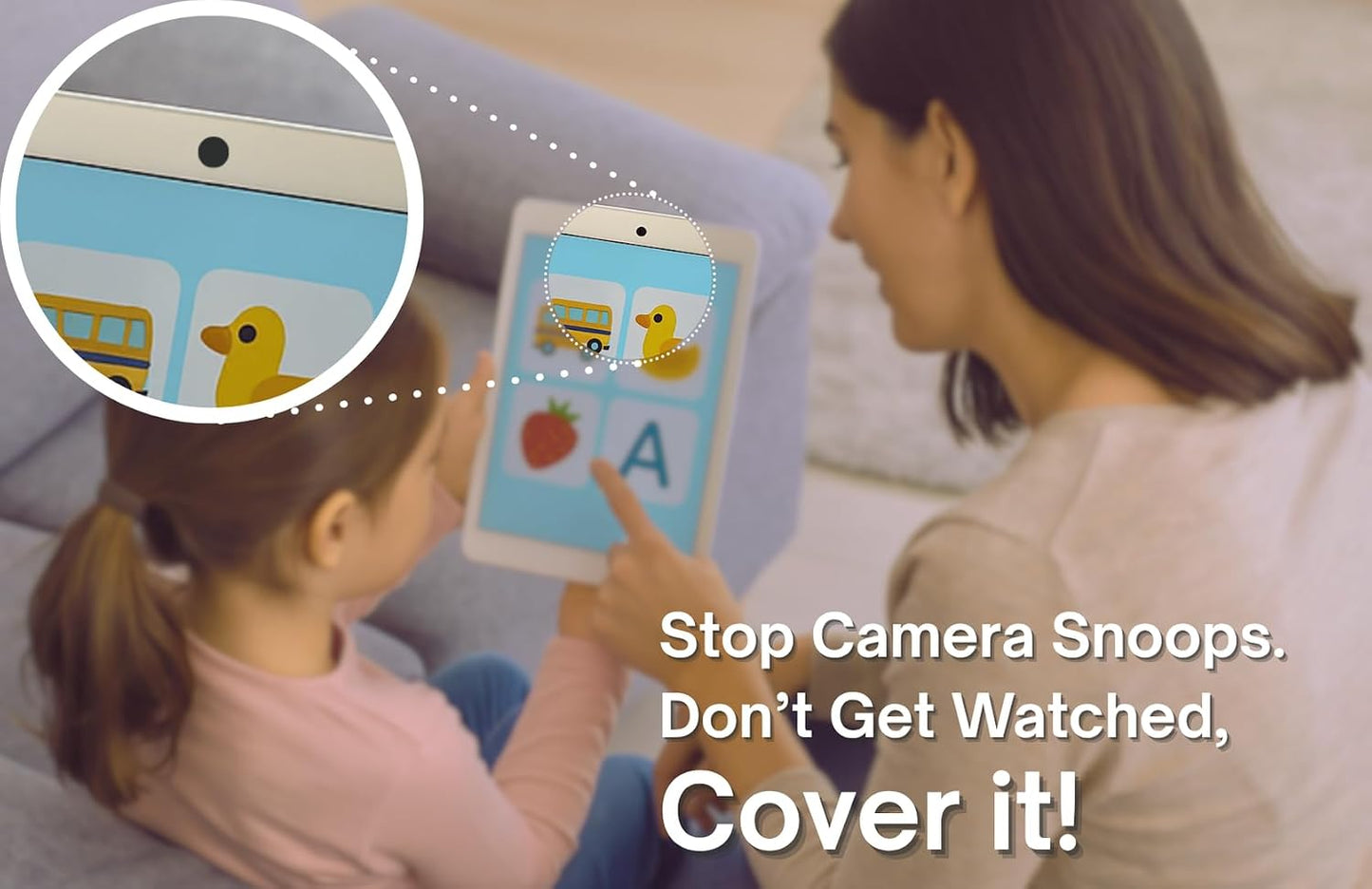 250 1/4 Inch Pieces Webcam Cover Dots, ChromaLabel Black Privacy Stickers, Laptop Camera Covers for Security and Travel