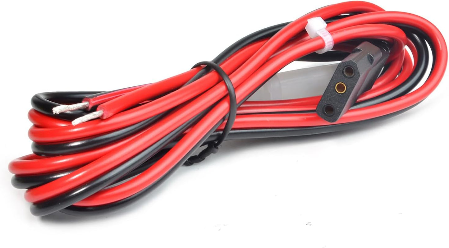 UAYESOK 2-Wire 3 4.8 Pin CB Radio Power Cord with Stripped ends, ft Fused Power Cable Replacement For Cobra Galaxy