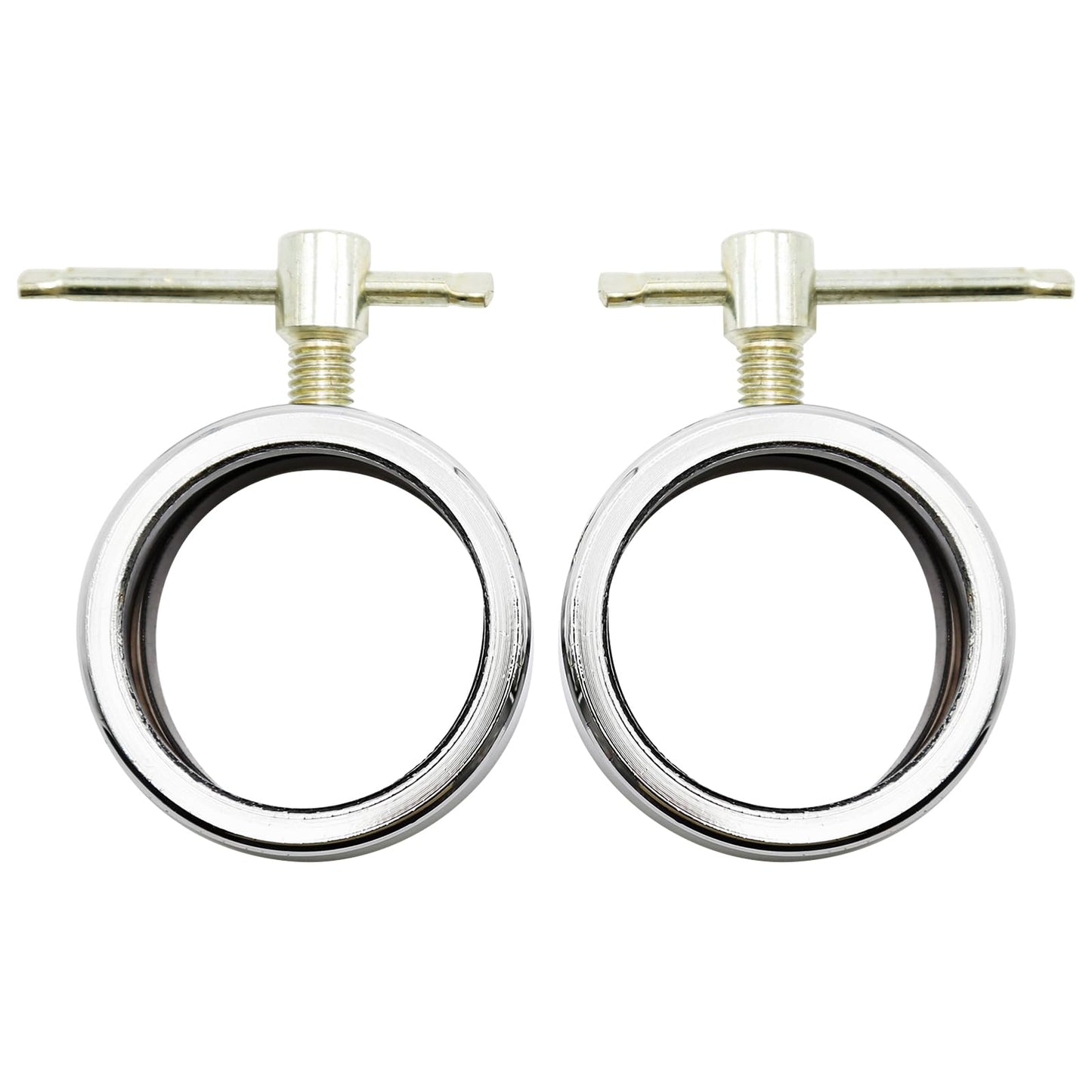 2-Piece Olympic Barbell Locking Collars, Fits 2-inch Olympic Barbell Screw Clamps, Suitable for Professional Gym Weight Training