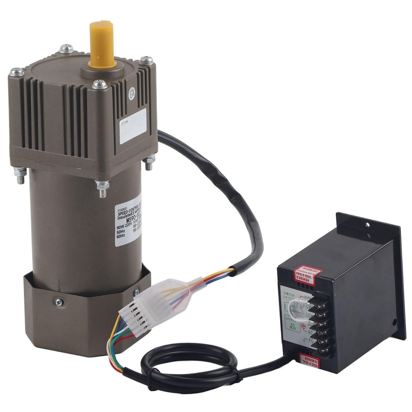 M590-502 Metal Gear Motor Single Phase Adjustable Speed Reducer Stepless Inverter Speed Motor(20K)