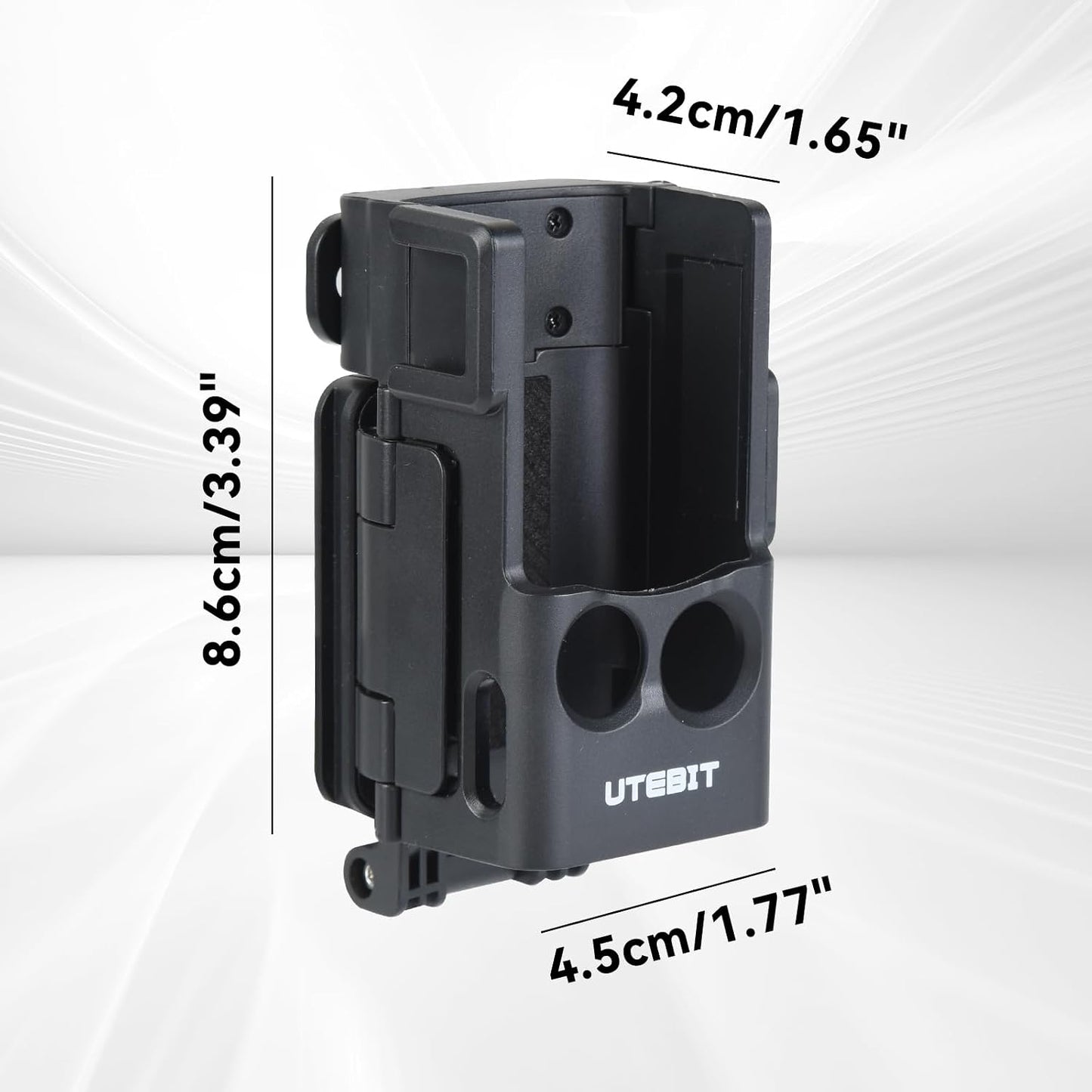 UTEBIT 3, Pocket3 180 Magnetic Mount Stand Compatible with DJI Osmo Pocket Upgraded Accessories Expansion Adapter