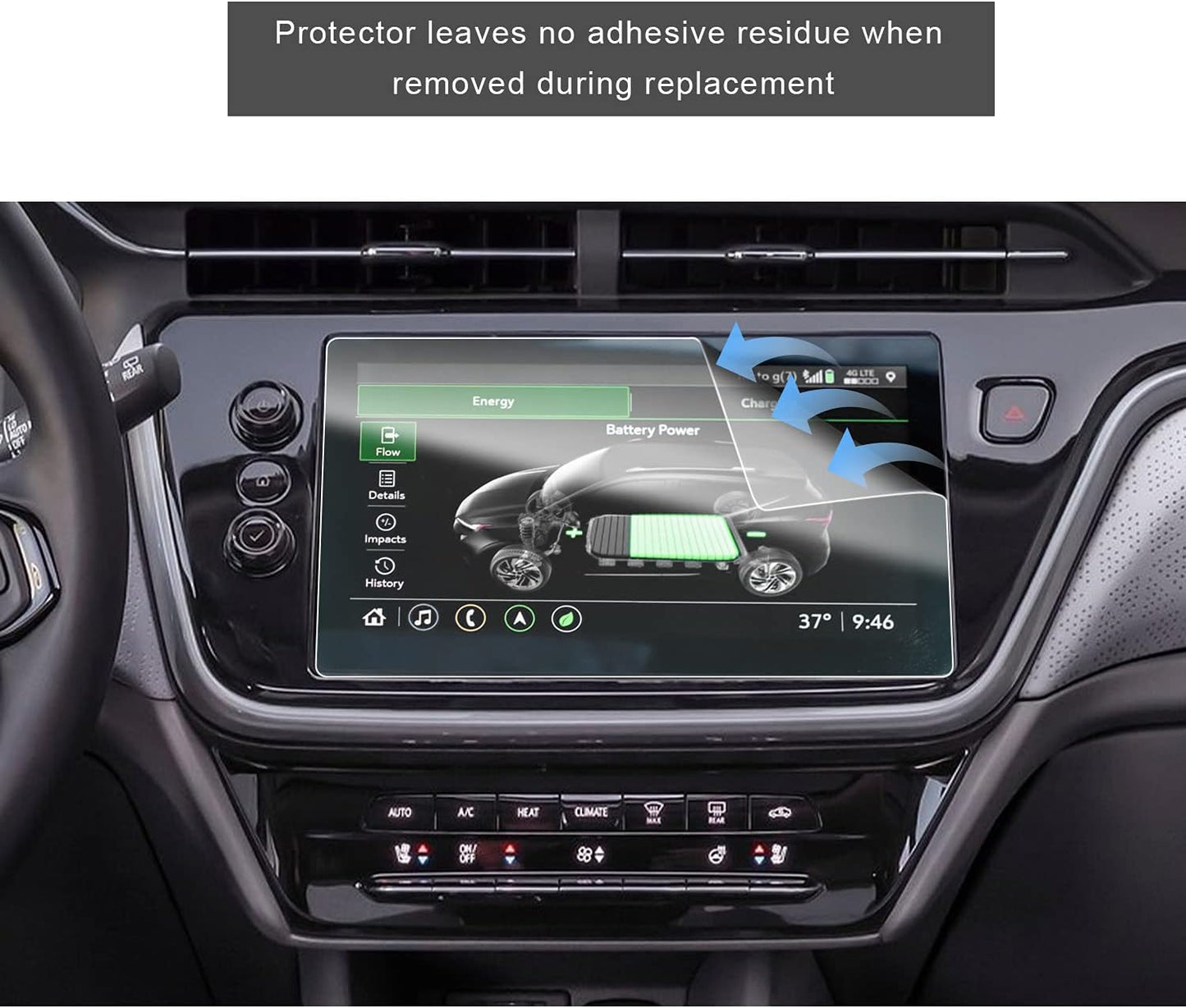 2022 2023 10.2 Inch (10.2-Inch) LFOTPP Car Navigation Screen Protector for C*hevrolet Bolt EUV Auto Accessories Car