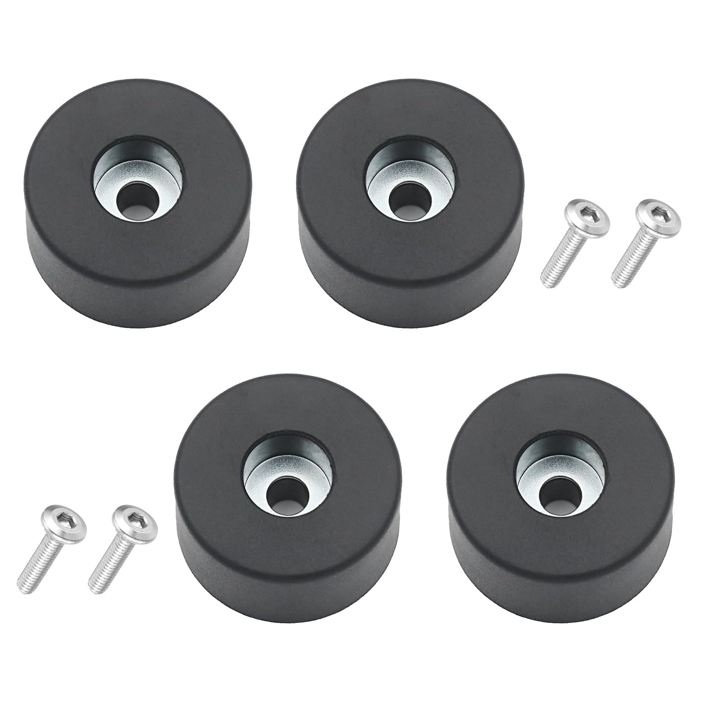 Anti Vibration Rubber Feet Pads 4Pack, Replacement for Briggs & Stratton 192310GS Coleman Powermate Husky Fini D091007, Heavy Duty Air Compressor Isolator with Screws for Generator Pressure Washer