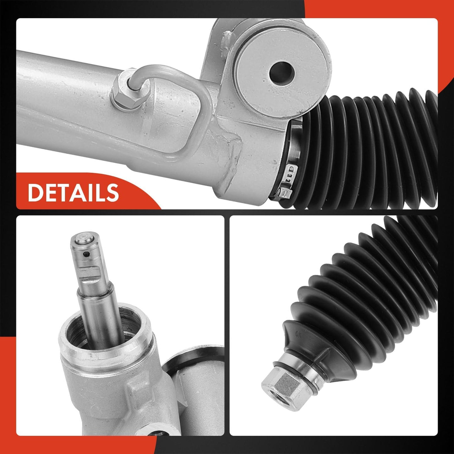 A-Premium - Hydraulic Power Steering Rack and Pinion Compatible with Chevrolet Trailblazer EXT, SSR & GMC Envoy, Envoy XL XUV & Buick Rainier & Isuzu Ascender & Oldsmobile & Saab, Replace# BT4Z3504A