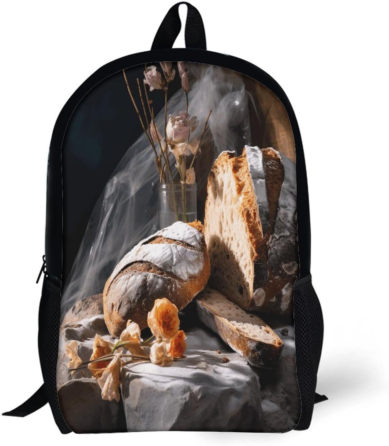 AJmores Backpack Backpack Backpack Backpack Bread in Bakery Printed Bulk Laptop Lightweight Travel
