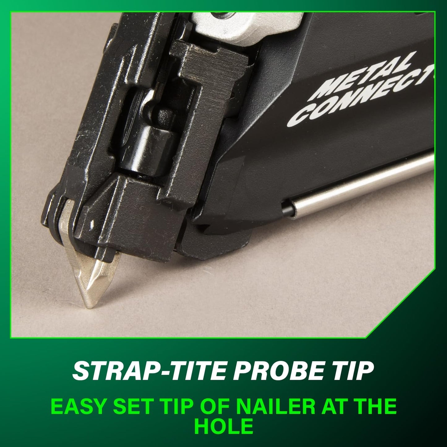 Metabo HPT 36V MultiVolt Cordless Metal Connector Nailer, Power Tool MultiVolt 36V 2.5 Ah Li-ion battery, Pro Tools Innovation Award Winner, Drives 1-1/2" to 2-1/2" Nails, 900 per Charge, NR3665DA