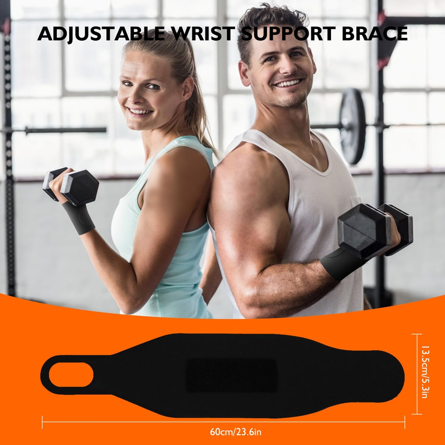 DR.SPRING Adjustable Wrist Brace & Wrist Protector for Carpal Tunnel, Arthritis & Tendonitis & Wrist Pain Relief, Breathable Moisture-Wicking Fabric with Durable hook-and-loop straps (1, Black, Large)