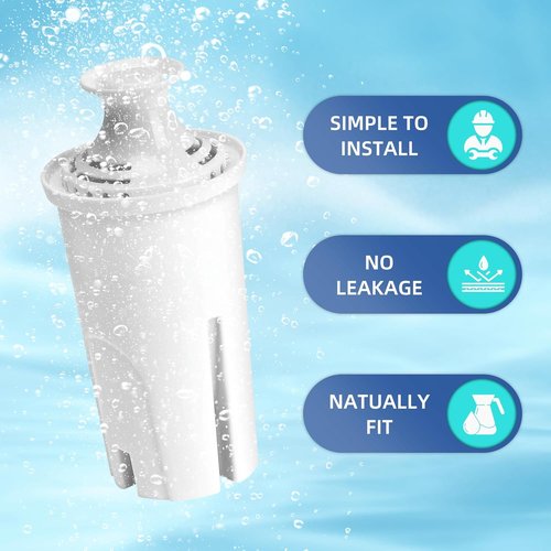 Beita Water Filter Replacement - NSF Certified Filters for Brita Pitchers | 4-Pack, Compatible with OB03 & Classic 35557