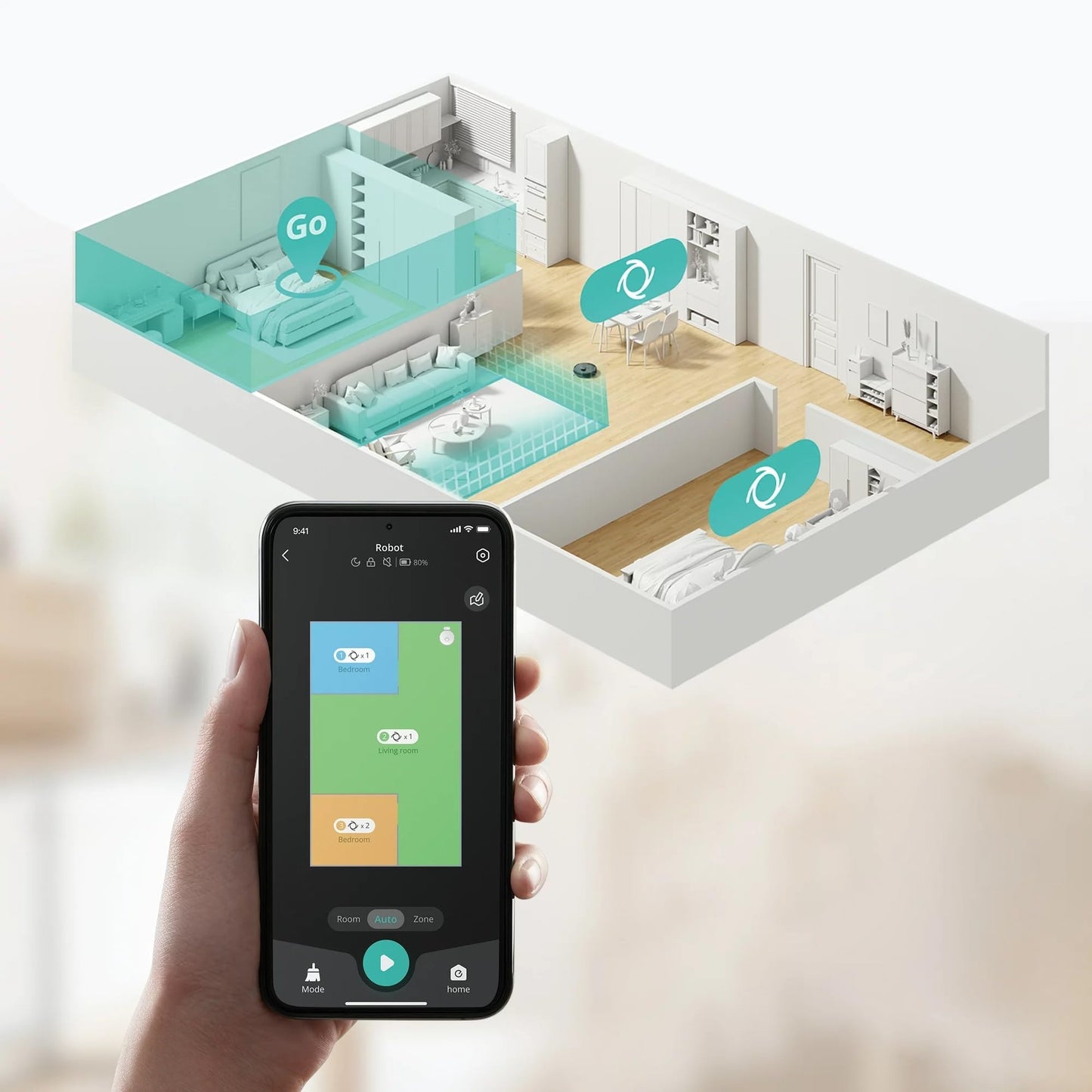 eufy L50 SES Robot Vacuum with 60 Day Self-Empty Station, Multi-Floor Cleaning,Precise iPath Laser Navigation, Customizable Al Mapping, Ideal for Hard Floor Tile Carpet (Renewed)