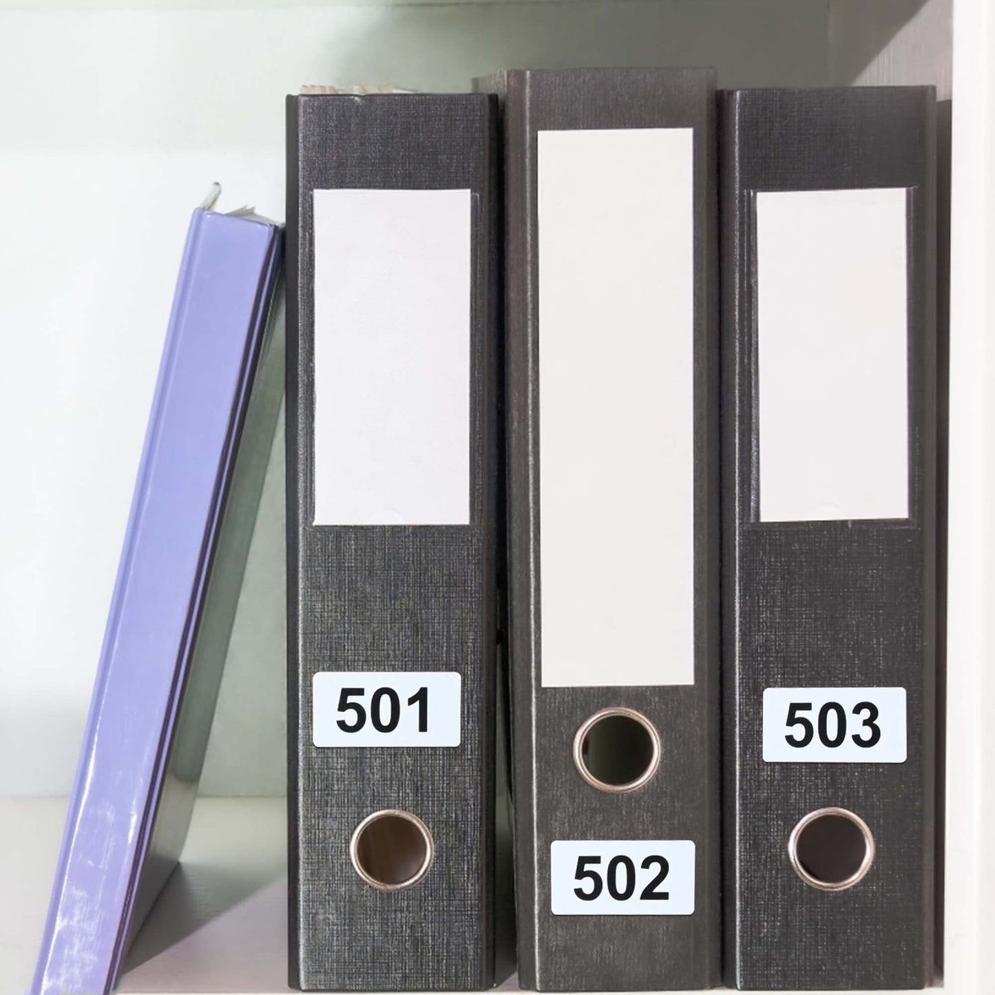 DGBDPACK Consecutively Numbered Labels, 2 x 1 Inch Self-Adhesive Vinyl Inventory Numbered Sticker (501-1000)