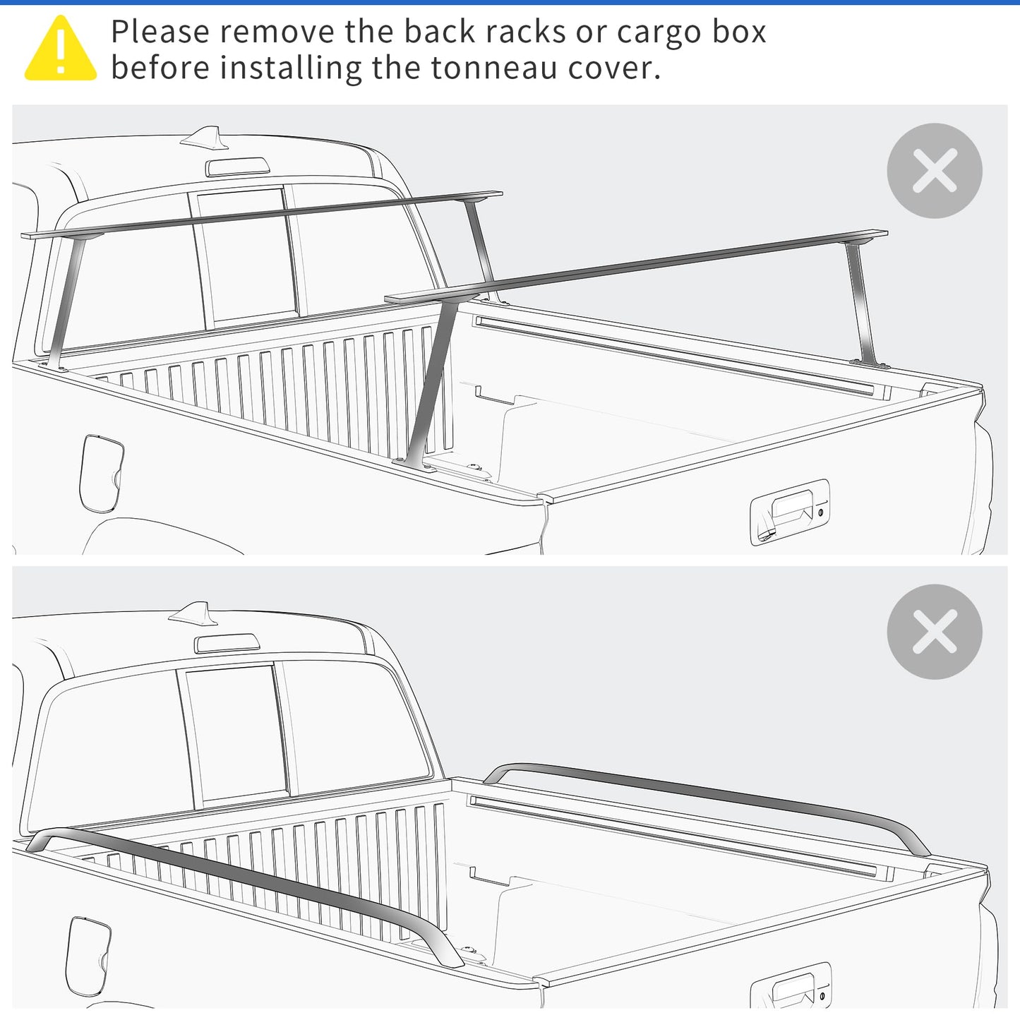 OEDRO Soft Roll Up Truck Bed Tonneau Cover Compatible with Toyota Tacoma 2024 2025 2026 (Excl. Trail) 5 Ft Bed with Track Rail System