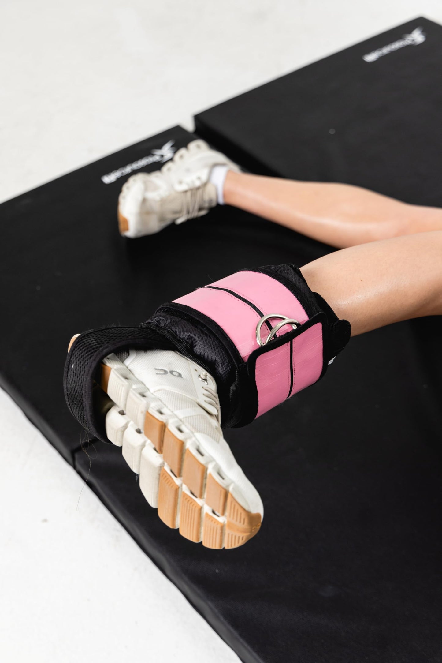 Kurla 04 lb Adjustable Ankle & Wrist Weight with Heel Strap | Patented Design | Breathable Fabric | Ideal for Strength Training, Pilates, Rehab & Home Workouts | Pink – Pack of 2