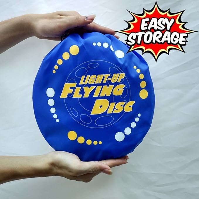 Giant Flying Disc Soft, Foldable & Floats in Air - Encourage Outdoor Play & Family Fun - Great for Kids, Parent-Child Interaction, and School Activities (27 Inch)