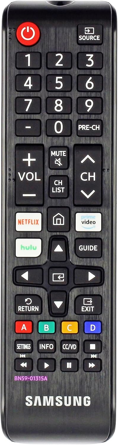 Samsung (BN59-01315A) Remote Control for Select TVs - Black