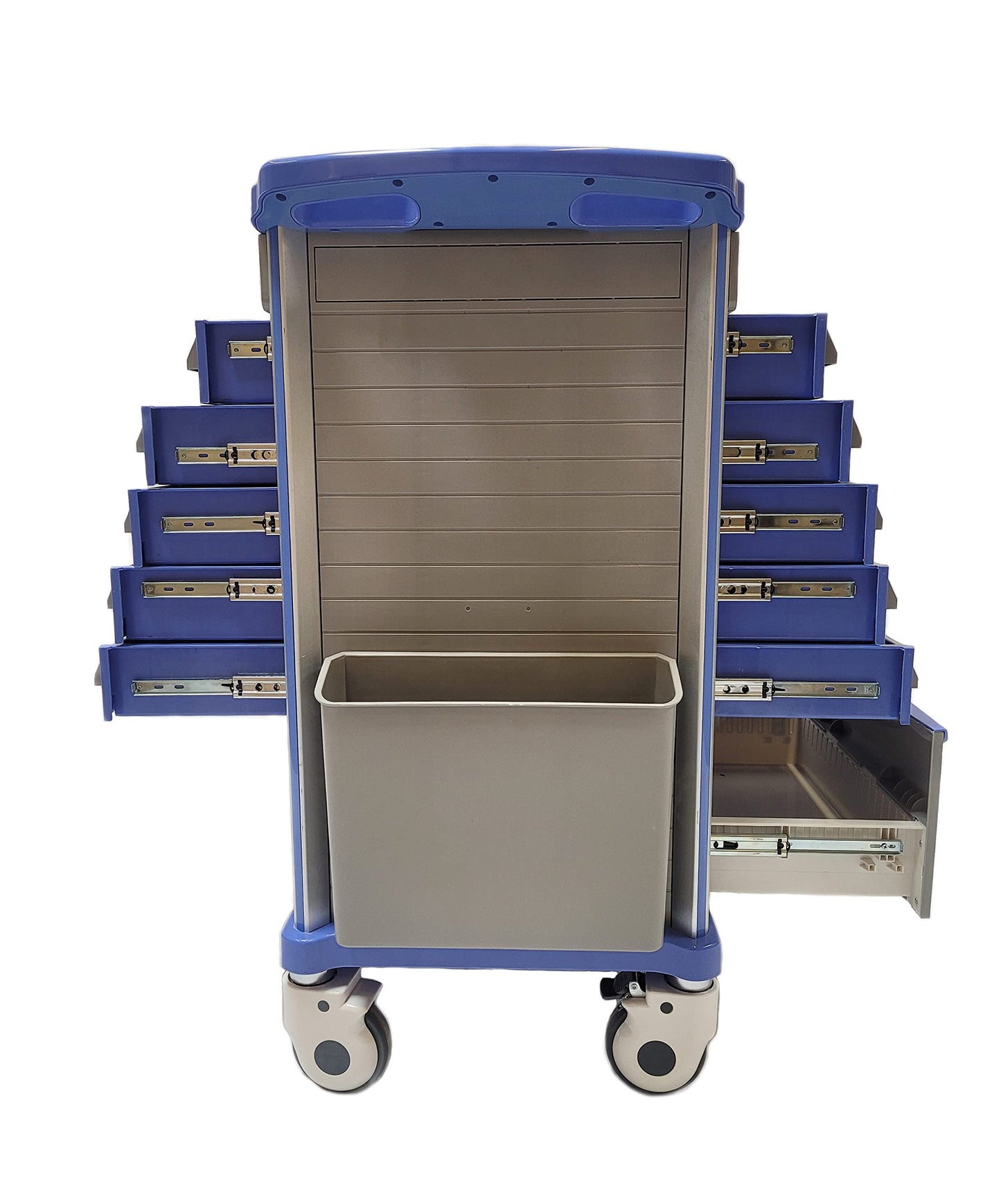 MS3C-200MB, Lite ABS Medication Bin Cart w/Accessories, Ships in 2 Days!
