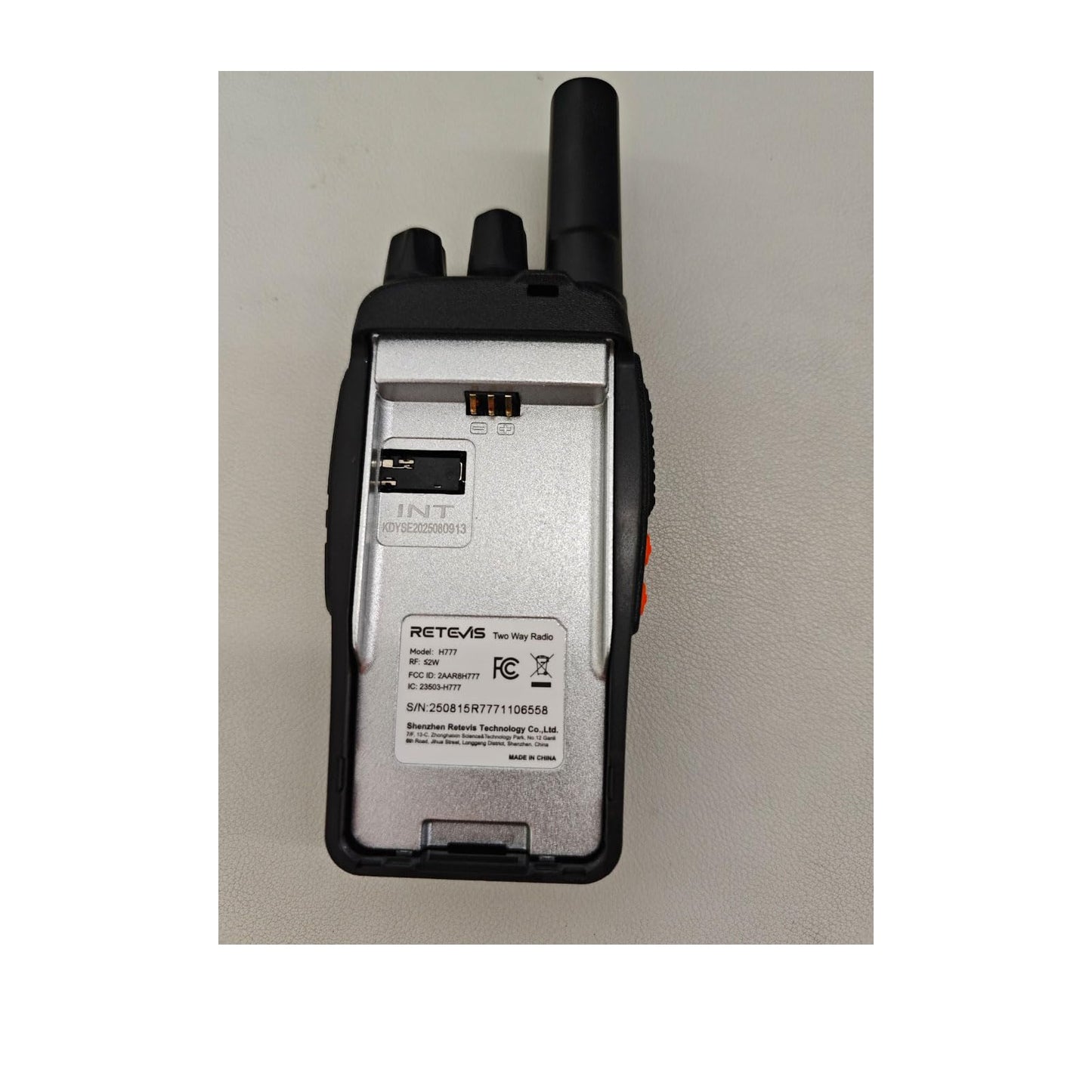 Retevis H-777 2 Way Radios, Walkie Talkies for Adults, Rechargeable Long Range Two Way Radio, Shock Resistant, Short Antenna for Business Education(10 Pack)