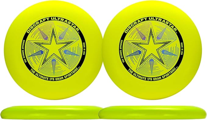 Discraft Ultrastar Ultimate Discs 1 & 2 Packs, Standard Size, for Competitive & Casual Play