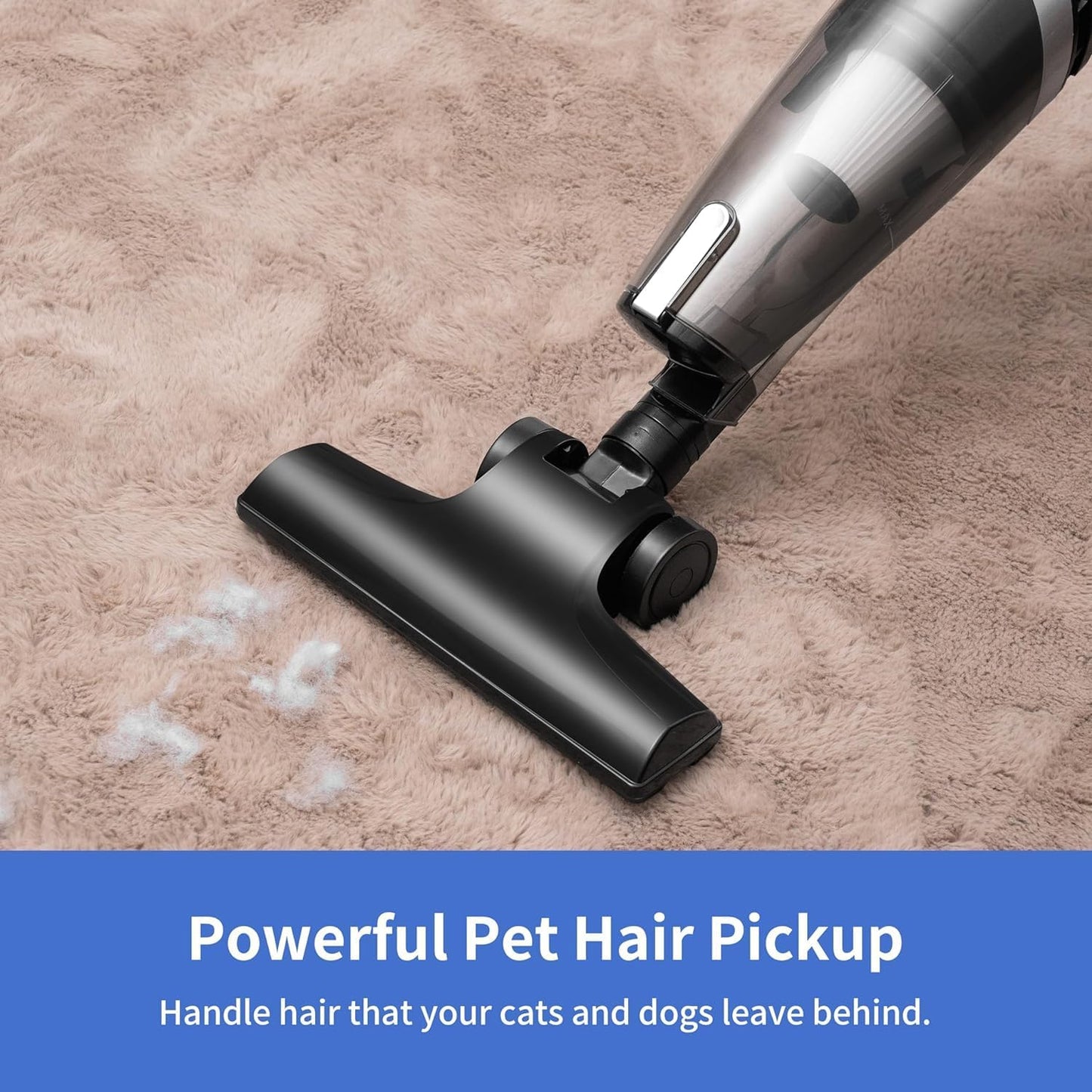 Skiennix Corded Stick Vacuum Cleaner - 20Kpa Powerful Suction | 16Ft Cord, 2-in-1 Handheld for Pet Hair & Hardwood Floors