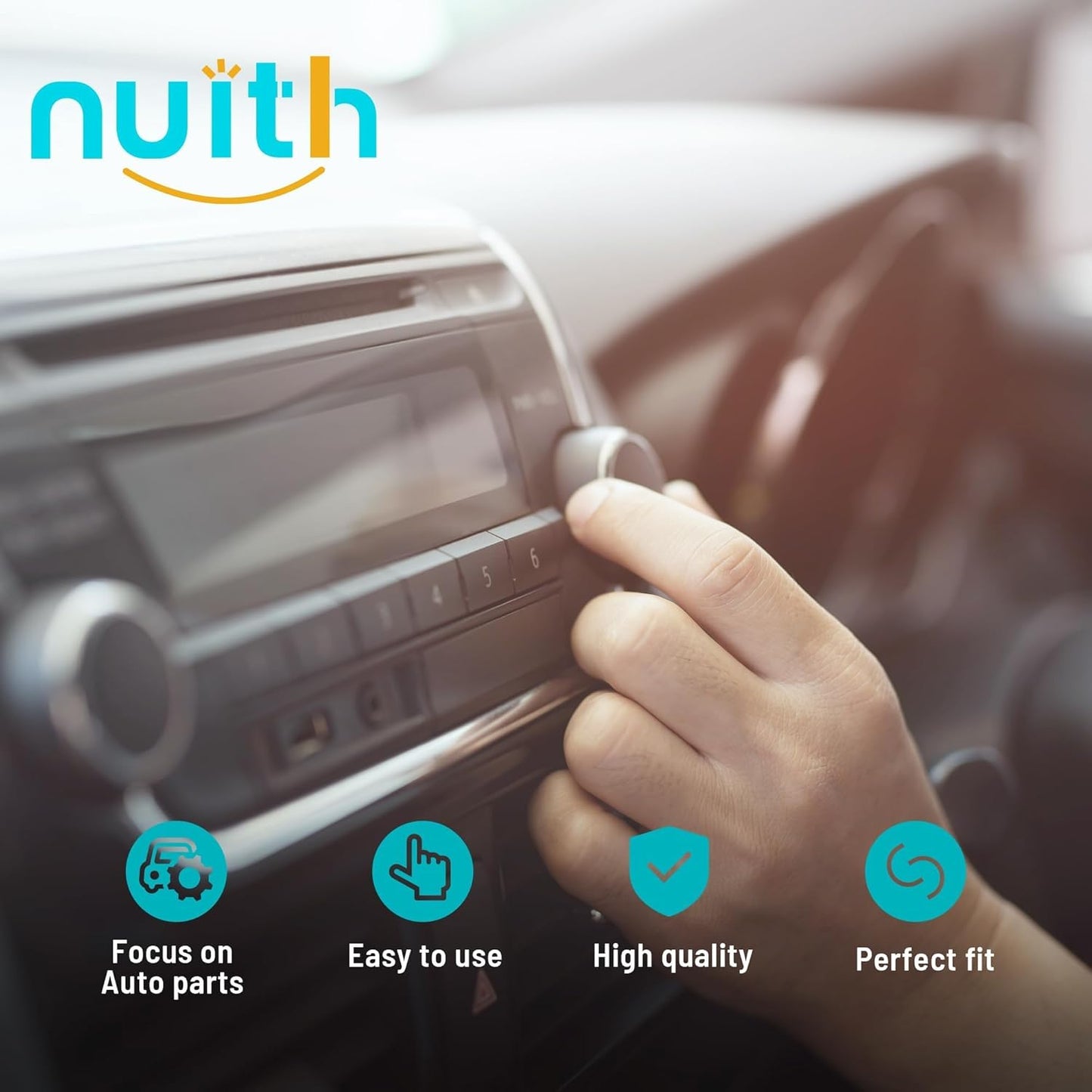 2010-2019 Subaru/1992-2019 NuIth Radio Wiring Harness Compatible with Toyota Non-JBL System, Male+Female Stereo Wiring