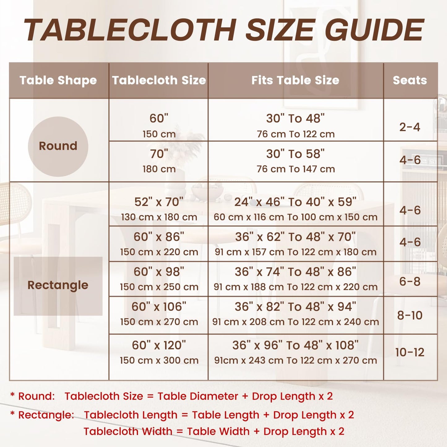 Dimatic Clear Plastic Waterproof Tablecloth, Vinyl PVC Rectangle Table Cloth with Lace Macrame, Oil Spill Proof, Table Cover for Dining Tables, Parties and Holidays (Beige, 60 x 86 Inch)