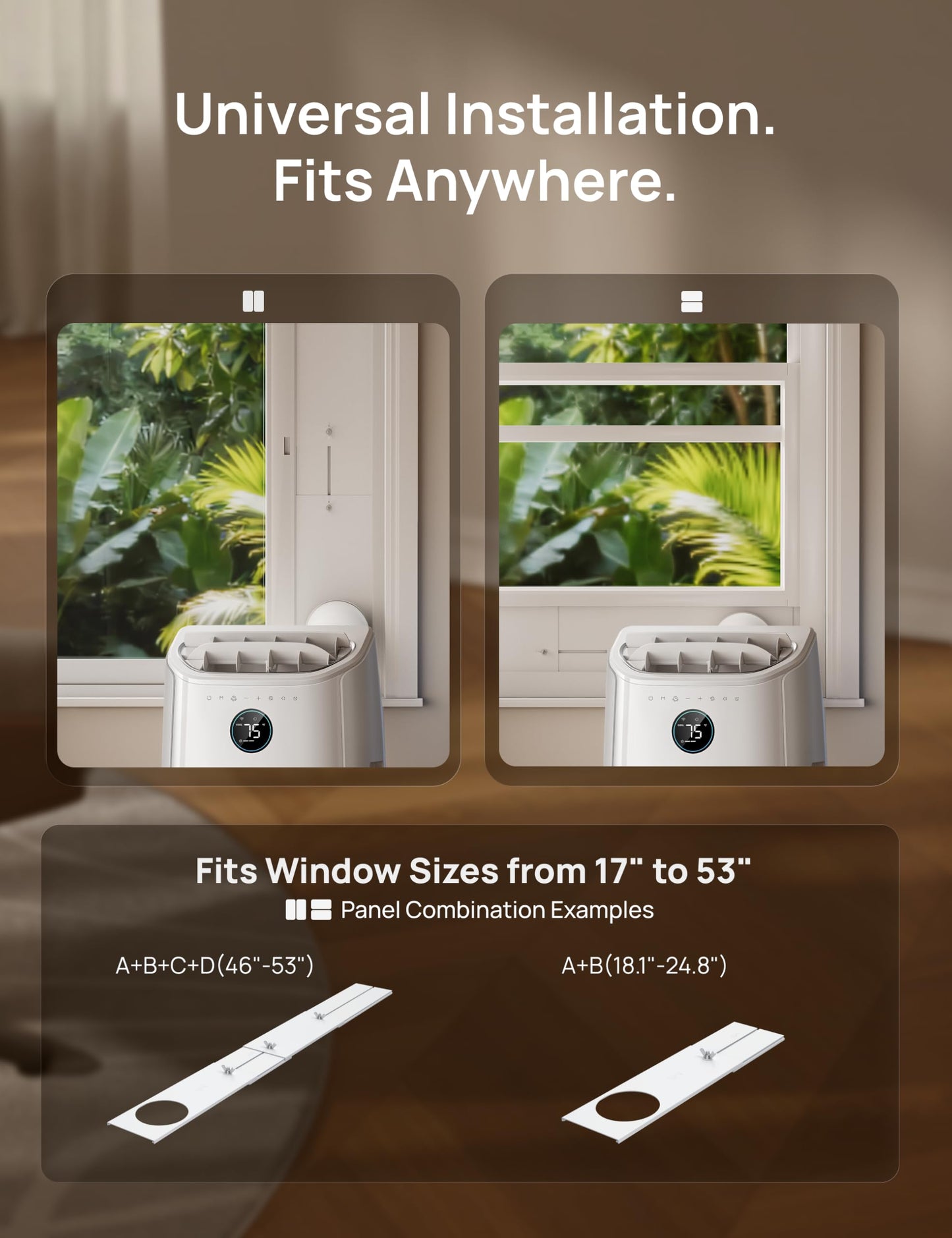 DREO Portable Air Conditioner 516S, 14000 BTU ASHRAE (10000 BTU DOE) Smart AC Unit for Bedroom with Drainage-free Cooling, Fan&Dehumidifier 3 in 1, APP/Voice/Remote, Quiet Standing AC for Room Indoors
