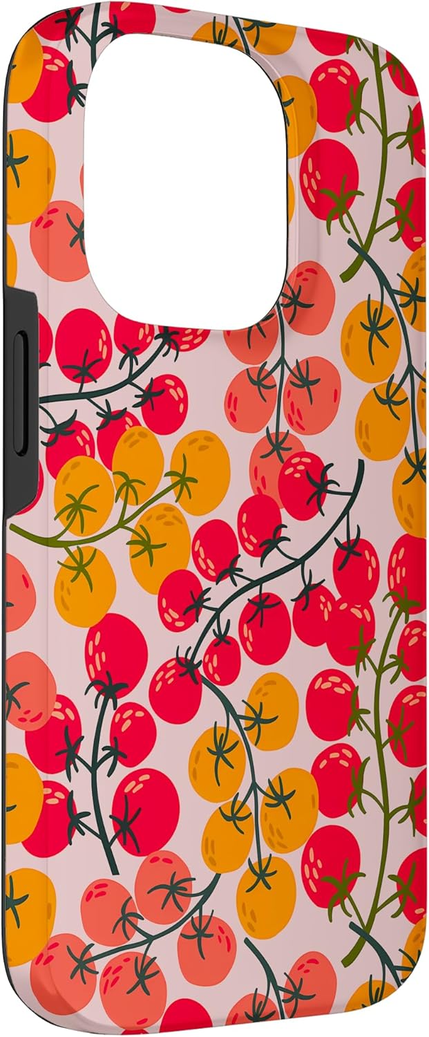 Cherry Tomato Girl Summer Vegetable Lover Summer 14 Cherry Tomato Tomatoes Girl Vegetable Case for iPhone Pro