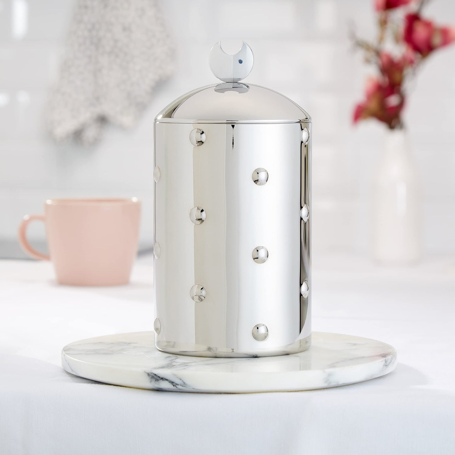 Alessi CB01 "Kalisto' 1" Kitchen Box, Silver