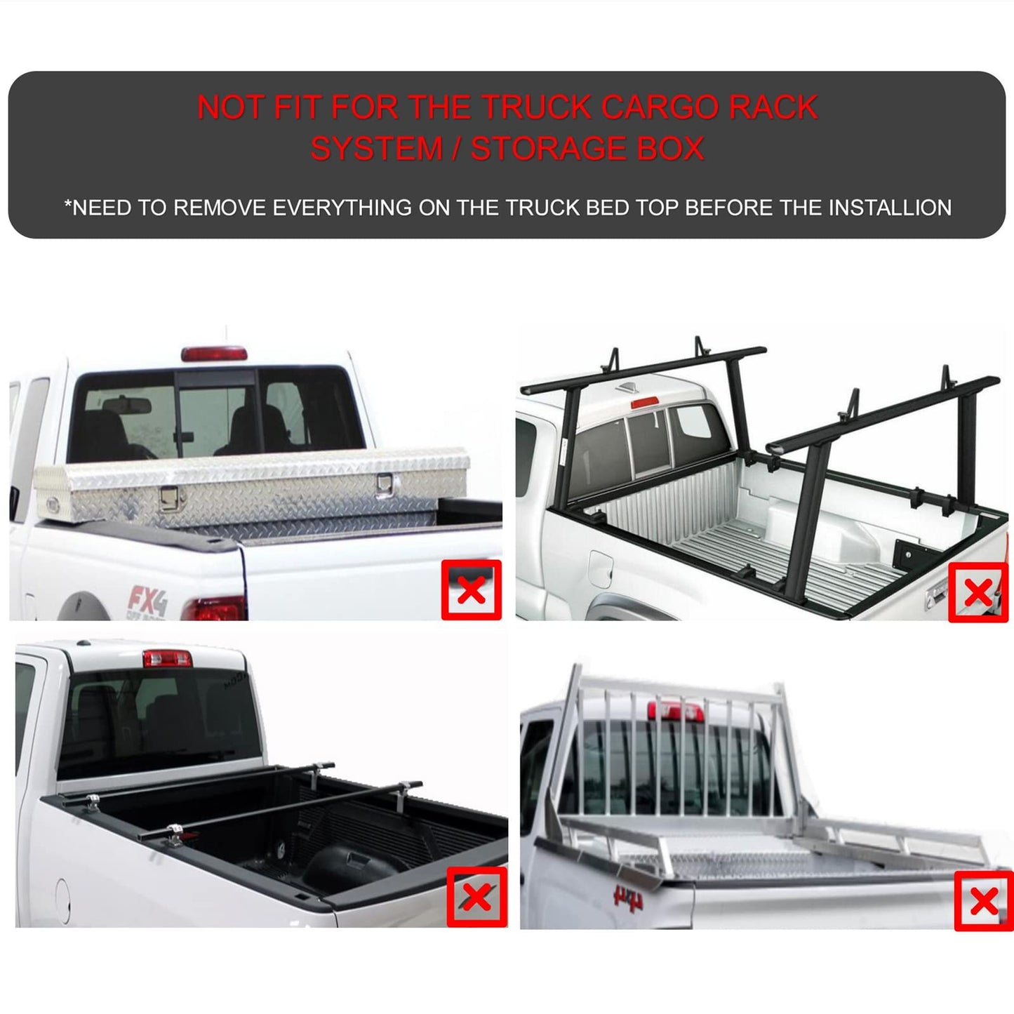 OSOBAK 5.5ft Soft Roll Up Truck Pickup Tonneau Cover for 2007-2021 Toyota Tundra Short Bed Cover | Compatible for Deck Rail System