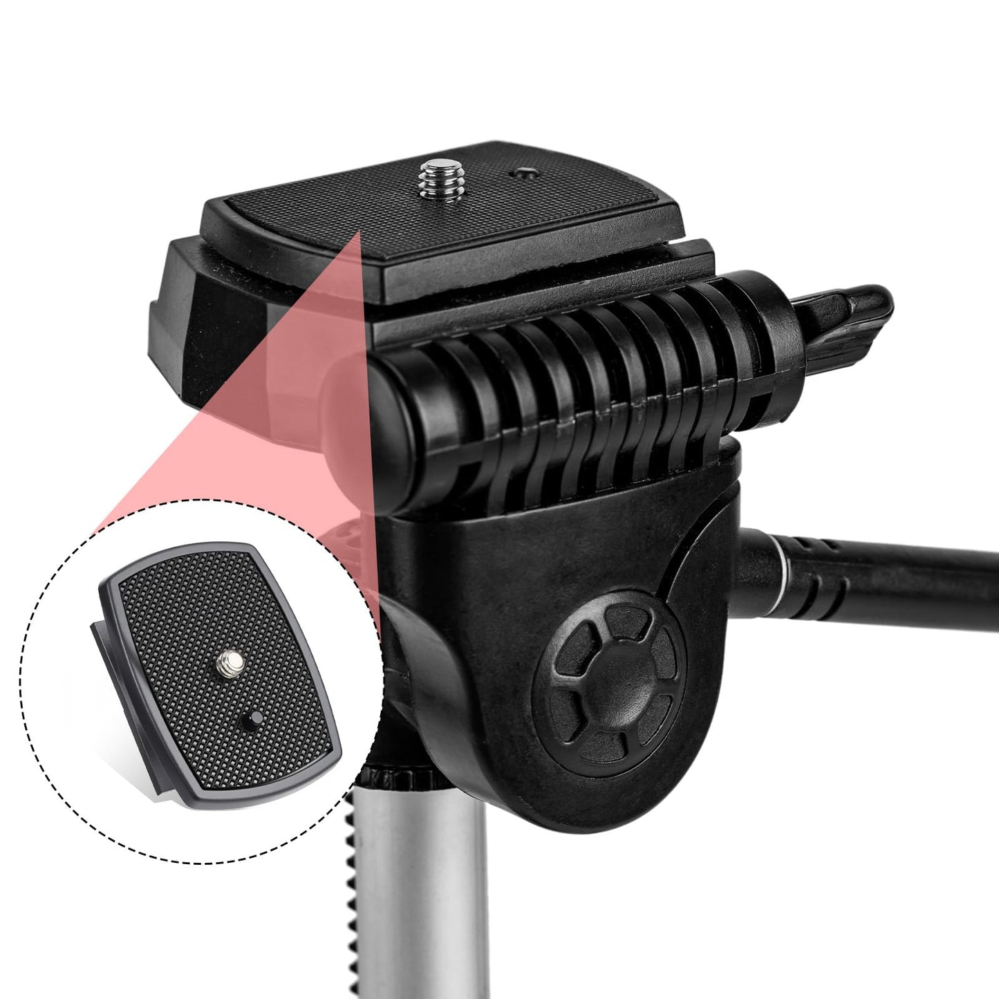 3 PCS Universal 43x43mm Quick Release Plate Set for Tripods, Camera Mounting Adapter Parts Replacement with Screws Camera Tripods Mount Adapter Ball Head Quick Release Plate Replacement for Cameras
