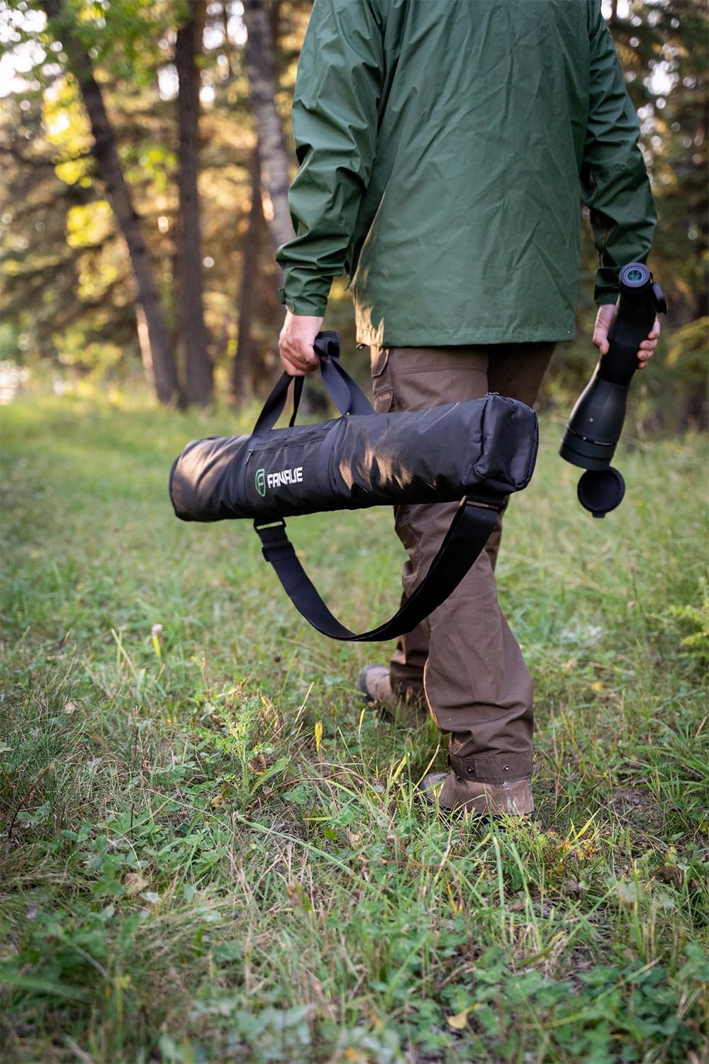 Compartments,39.4x9.8x9.8in Fanaue Tripod Case with Heavy Duty Tripod Bag with Shoulder Straps,All Padded Carrying Case