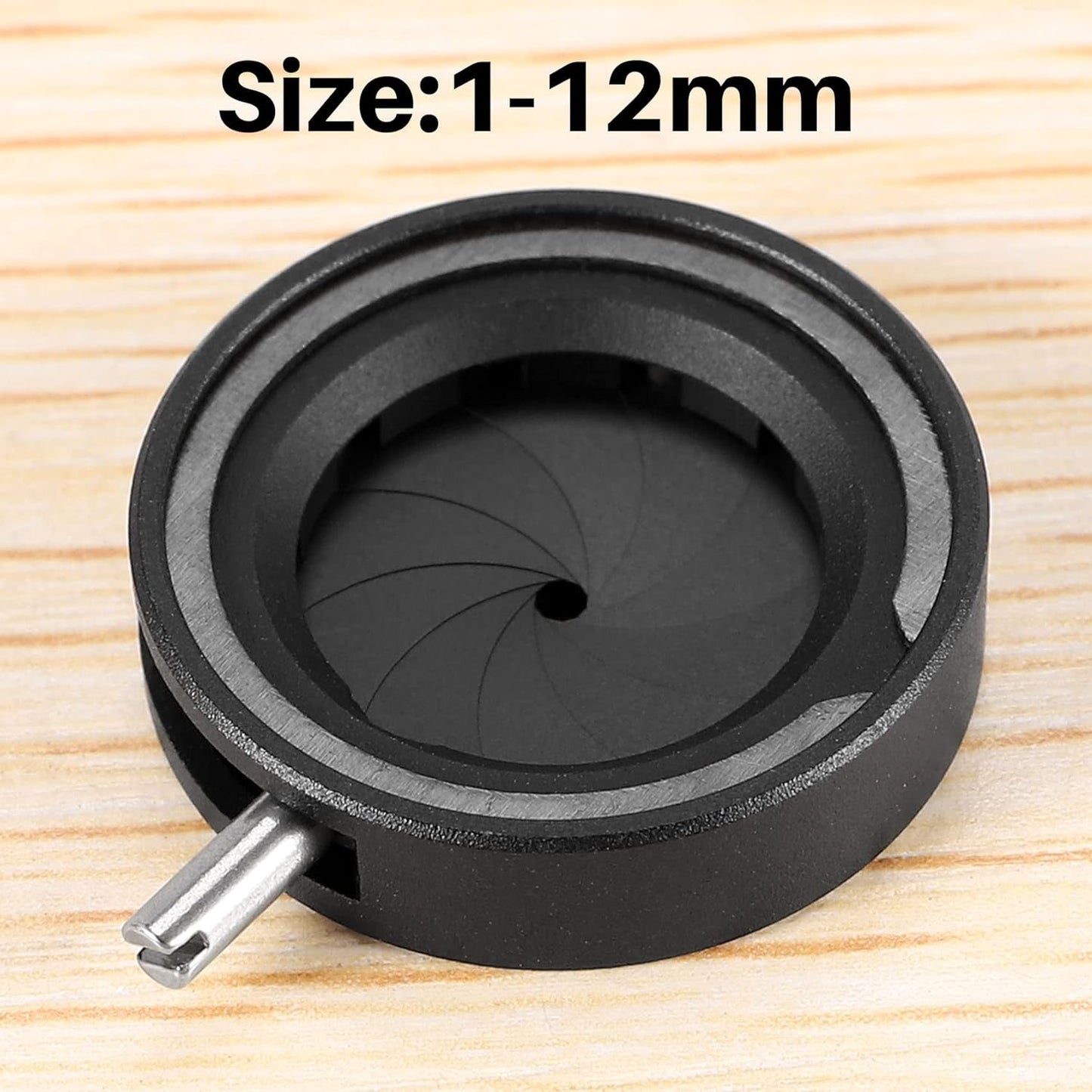 Luejnbogty SK12, 500042571A4 Manual Aperture Adjustable Mechanical Iris Diaphragm Iris Diaphragm for Digital Camera